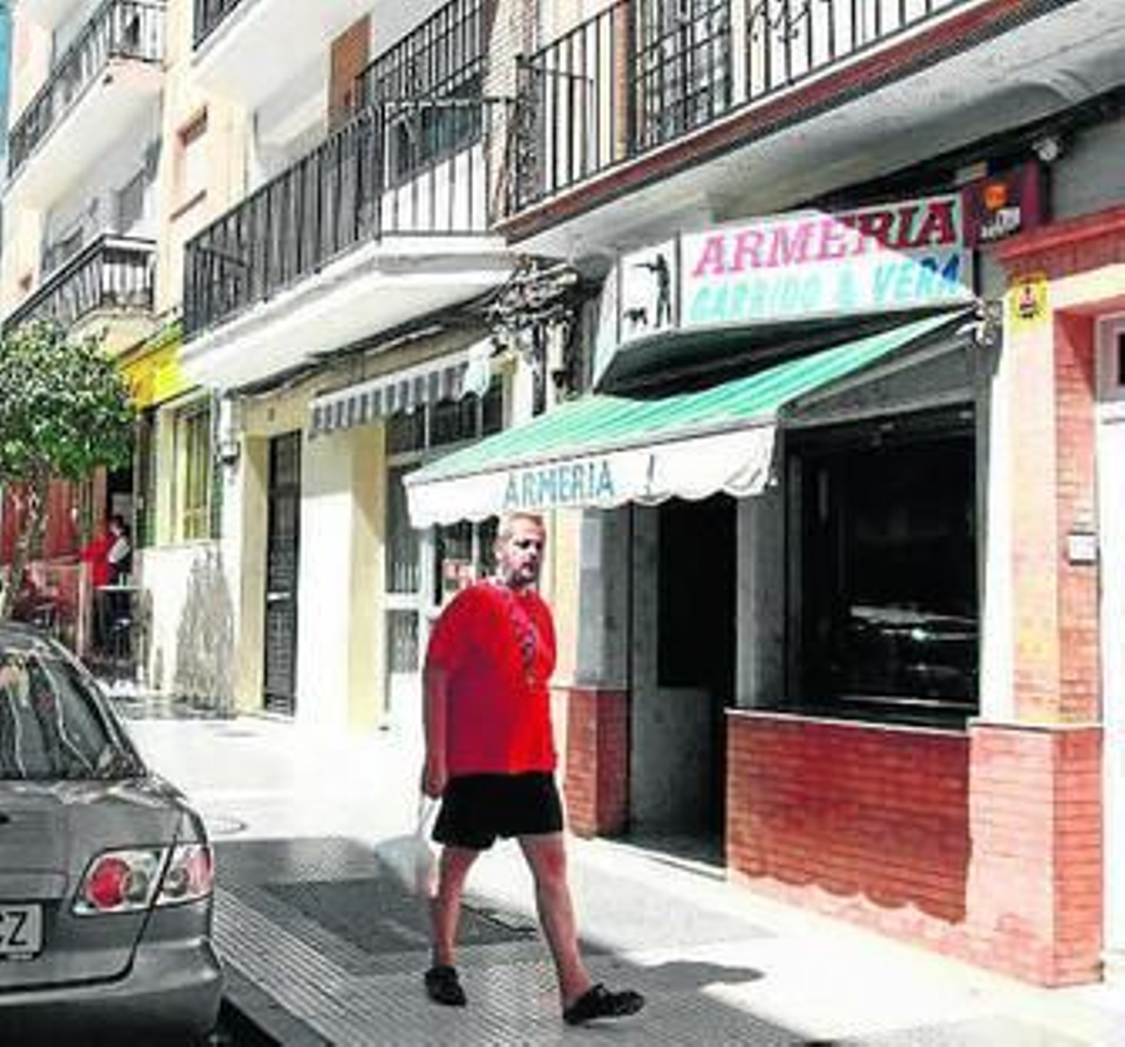 La armería donde testigos decían haber visto a Bretón.