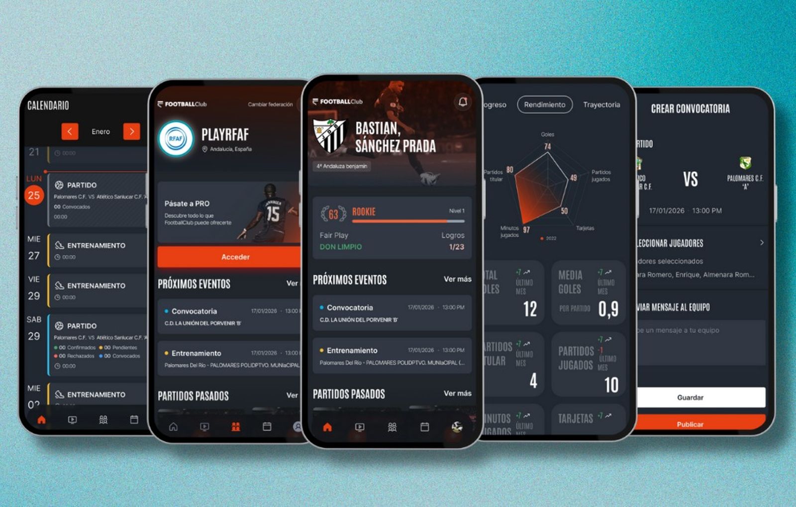 La aplicación Play RFAF permite muchas funciones a los ususarios