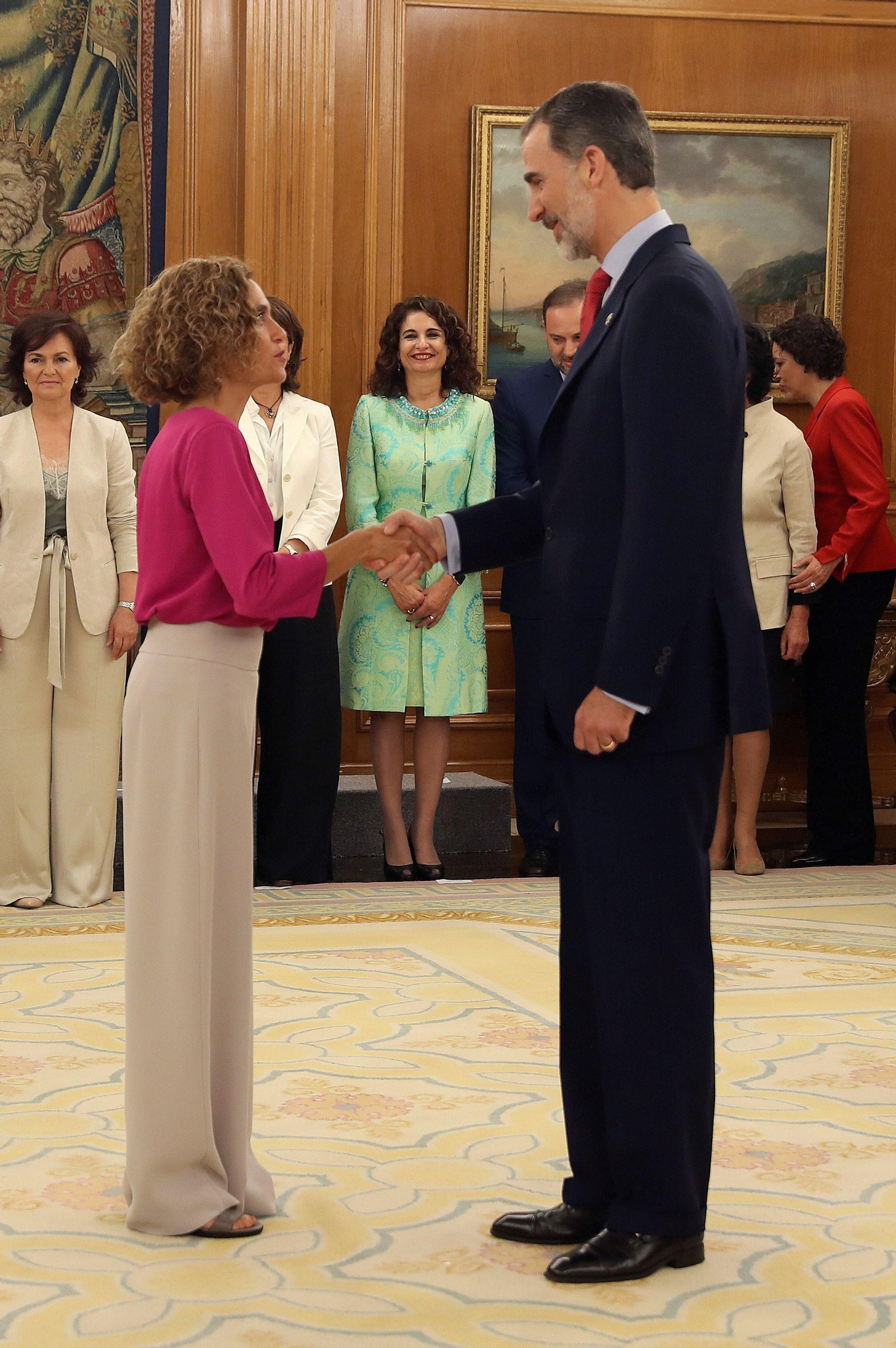 Las imágenes del acto de promesa de cargo de los ministros ante Felipe VI