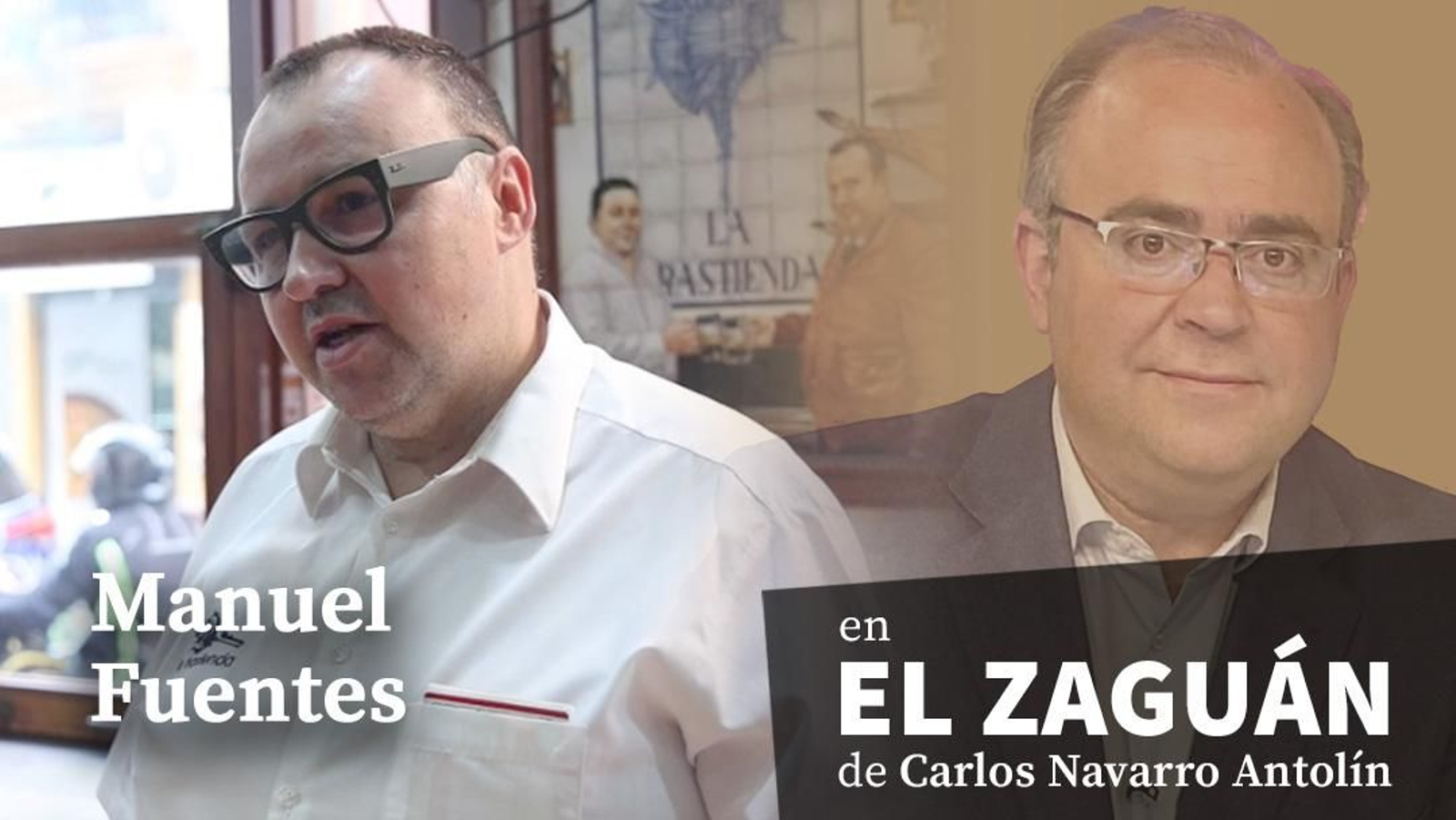 El Zaguán de Carlos Navarro Antolín, con Manuel Fuentes