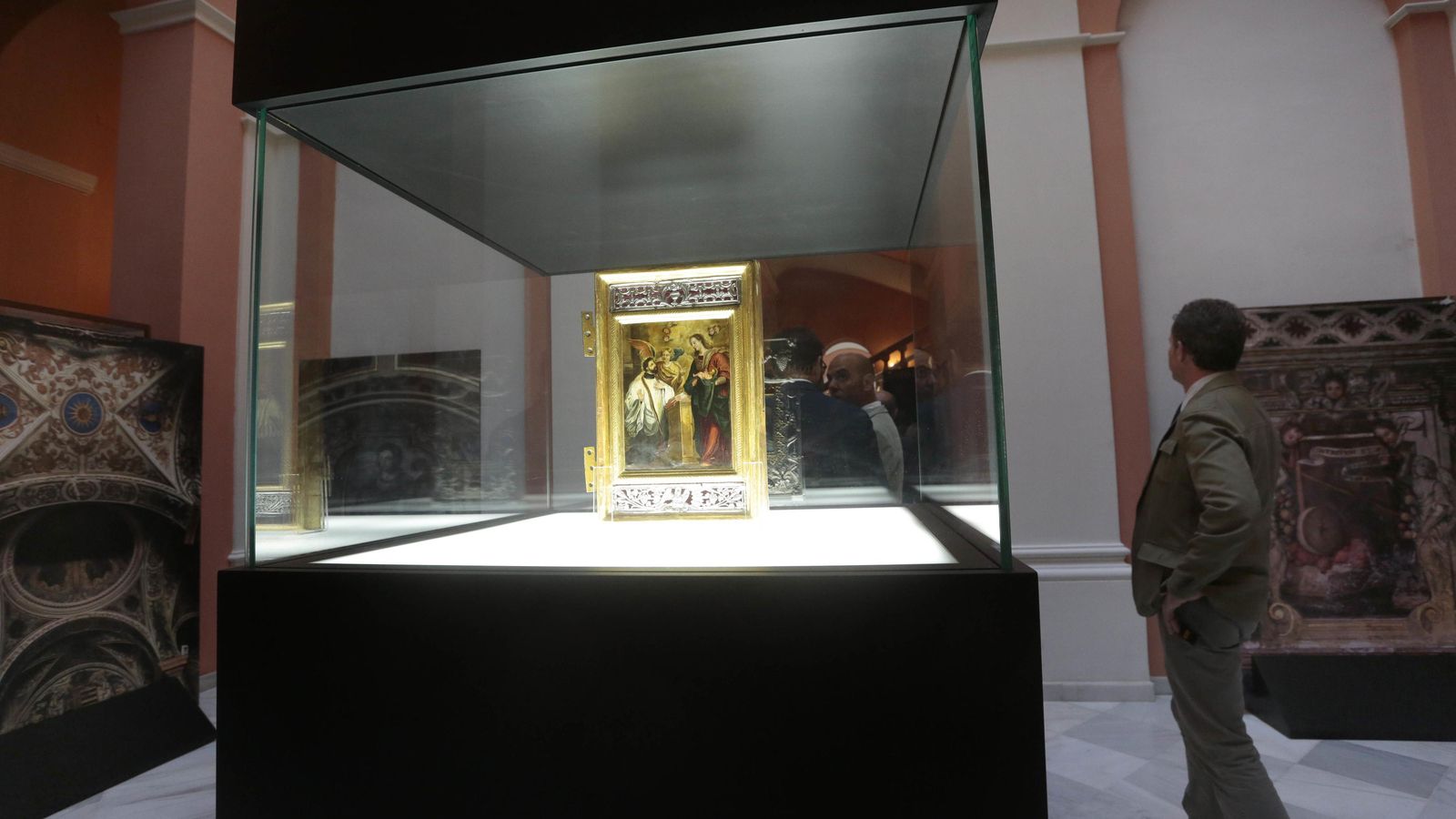 Algunas de las obras expuestas.