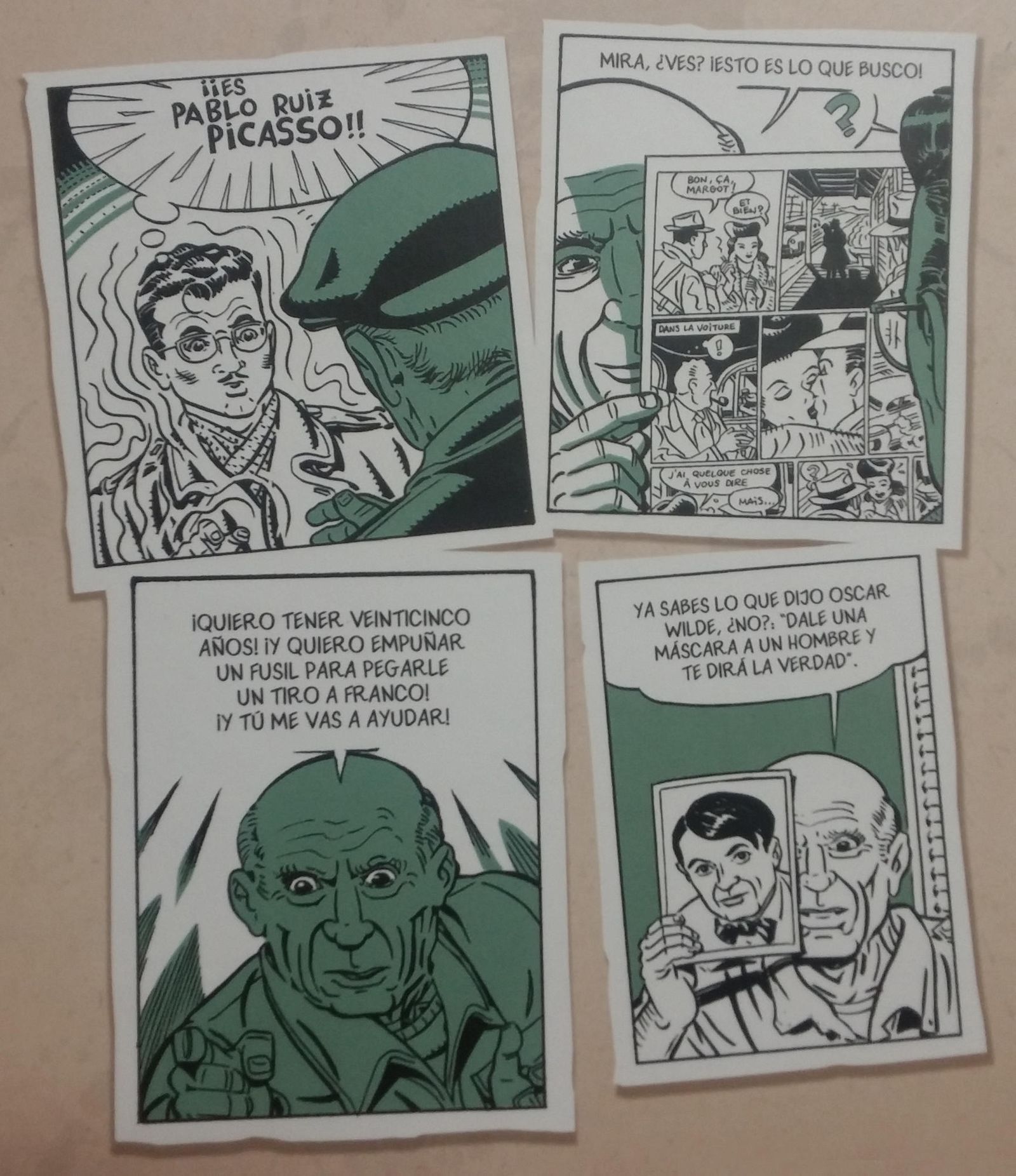 Una página de la obra de Daniel Torres.