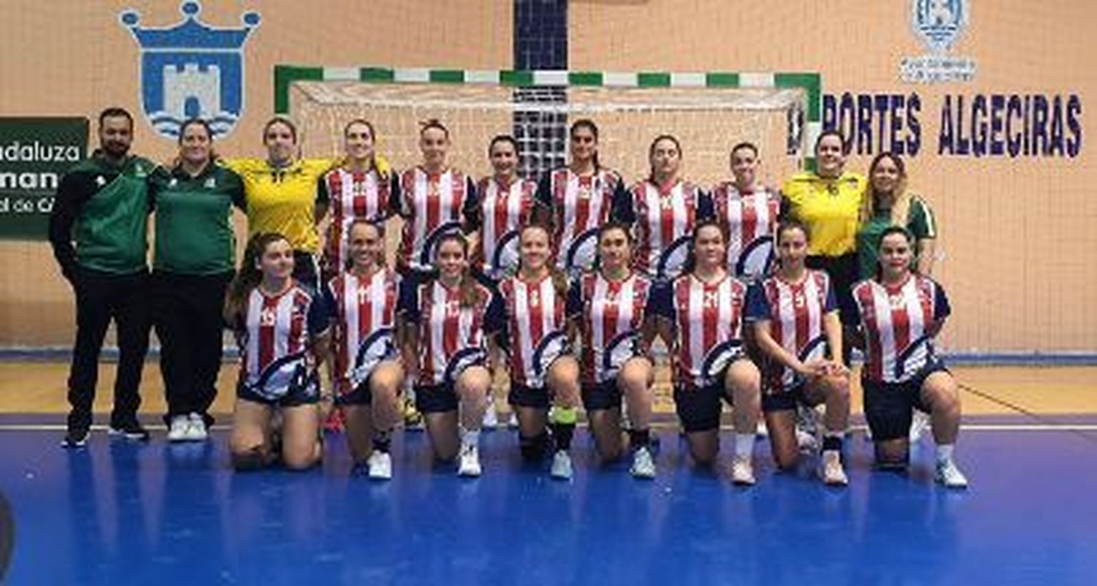 La plantilla del BM Ciudad de Algeciras senior femenino