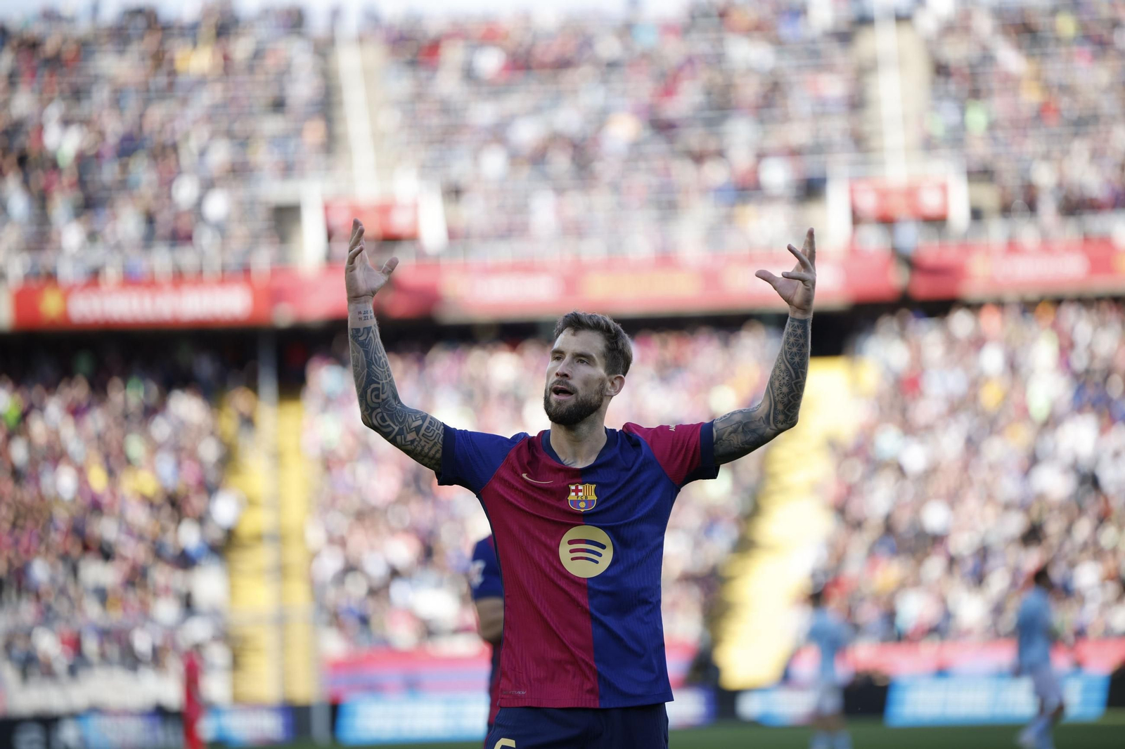 Barcelona-Celta: El malagueño Melero López, salpicado por la polémica