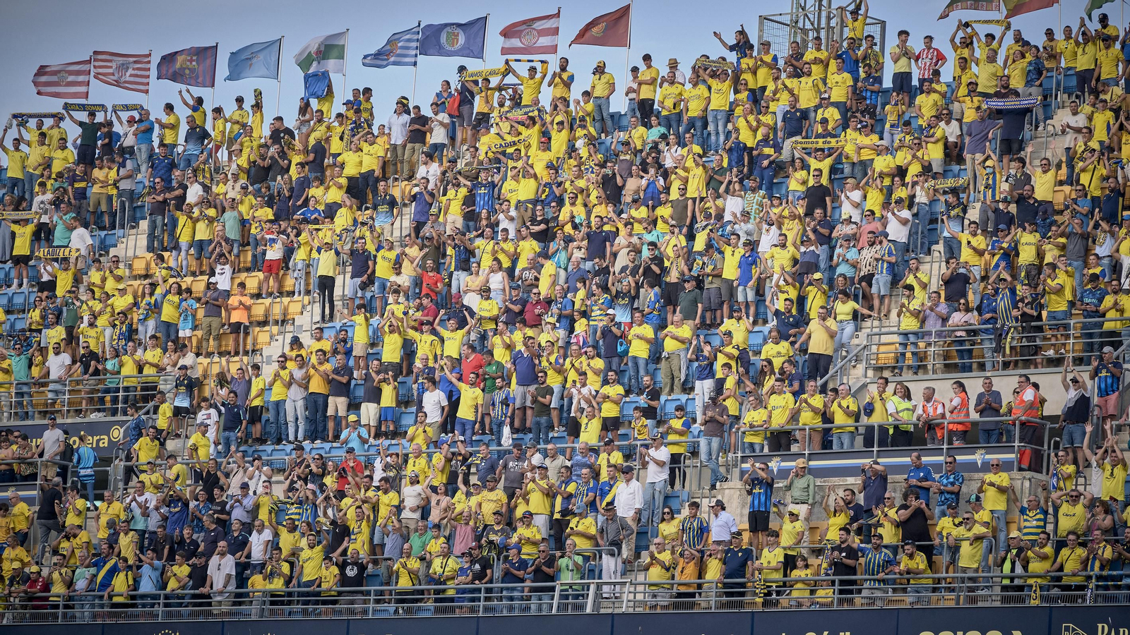 Partido de la victoria del Cádiz CF sobre el Atlético de Madrid