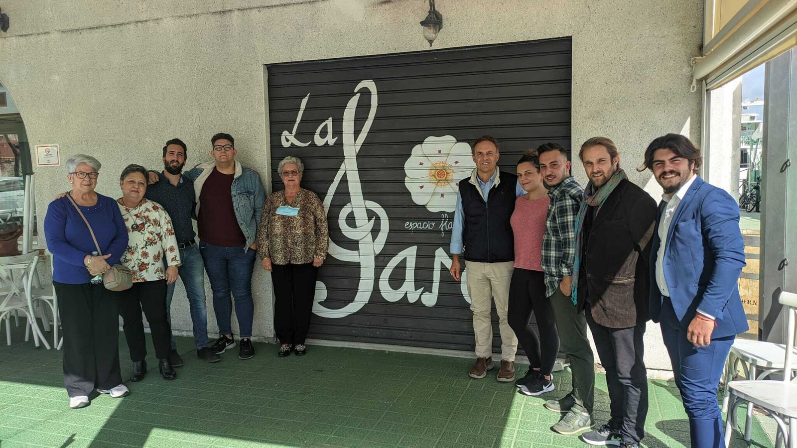 Una imagen de la presentación del proyecto en La Jara, este miércoles en El Puerto.