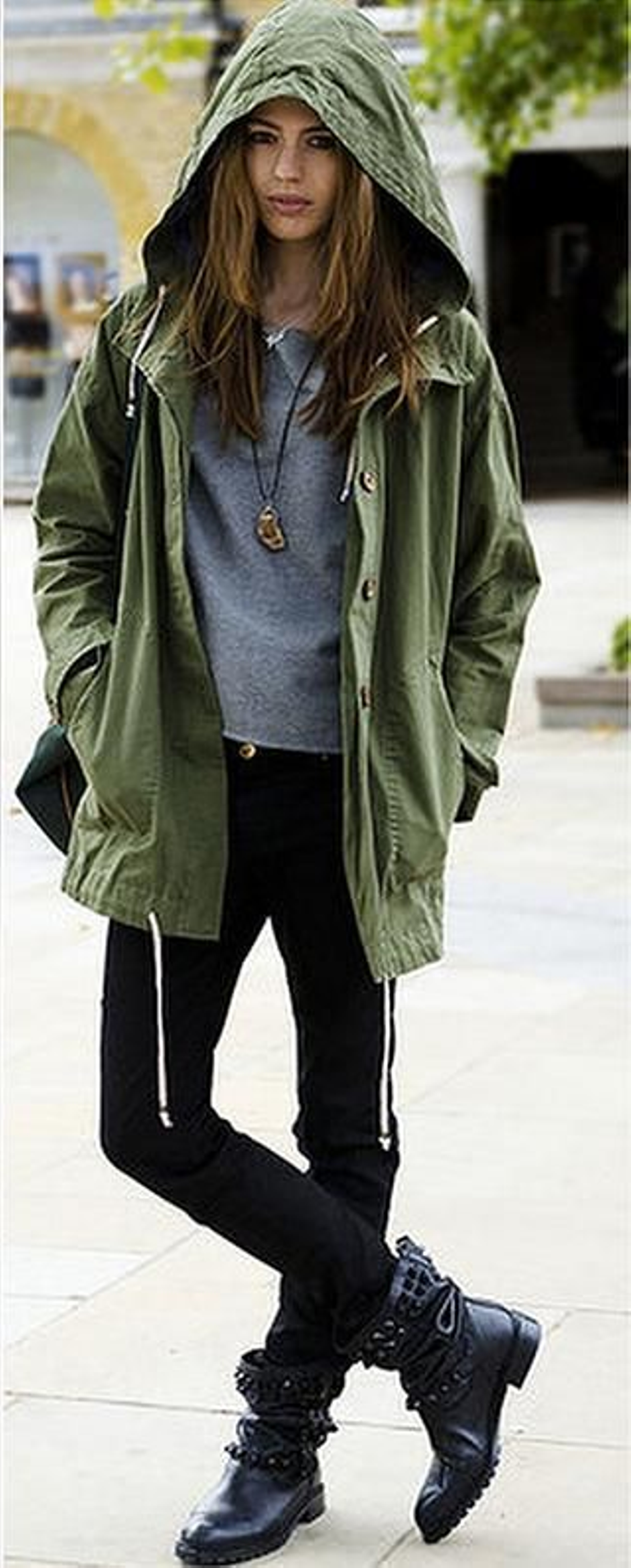 Un 'look' sencillo y práctico.