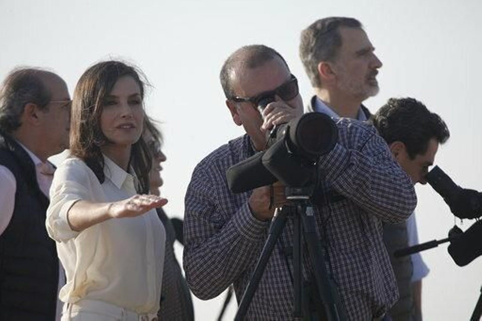 Imágenes de Don Felipe y Doña Letizia en su visita a Doñana