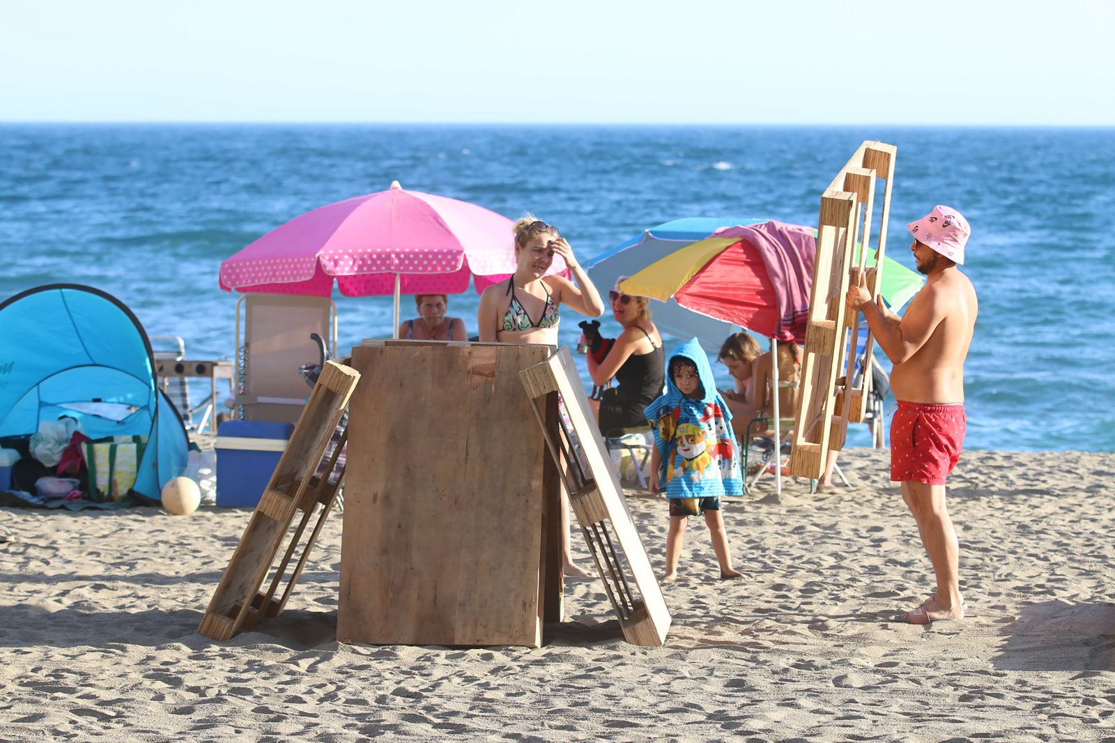 Fotogalería de los preparativos de la noche de San Juan