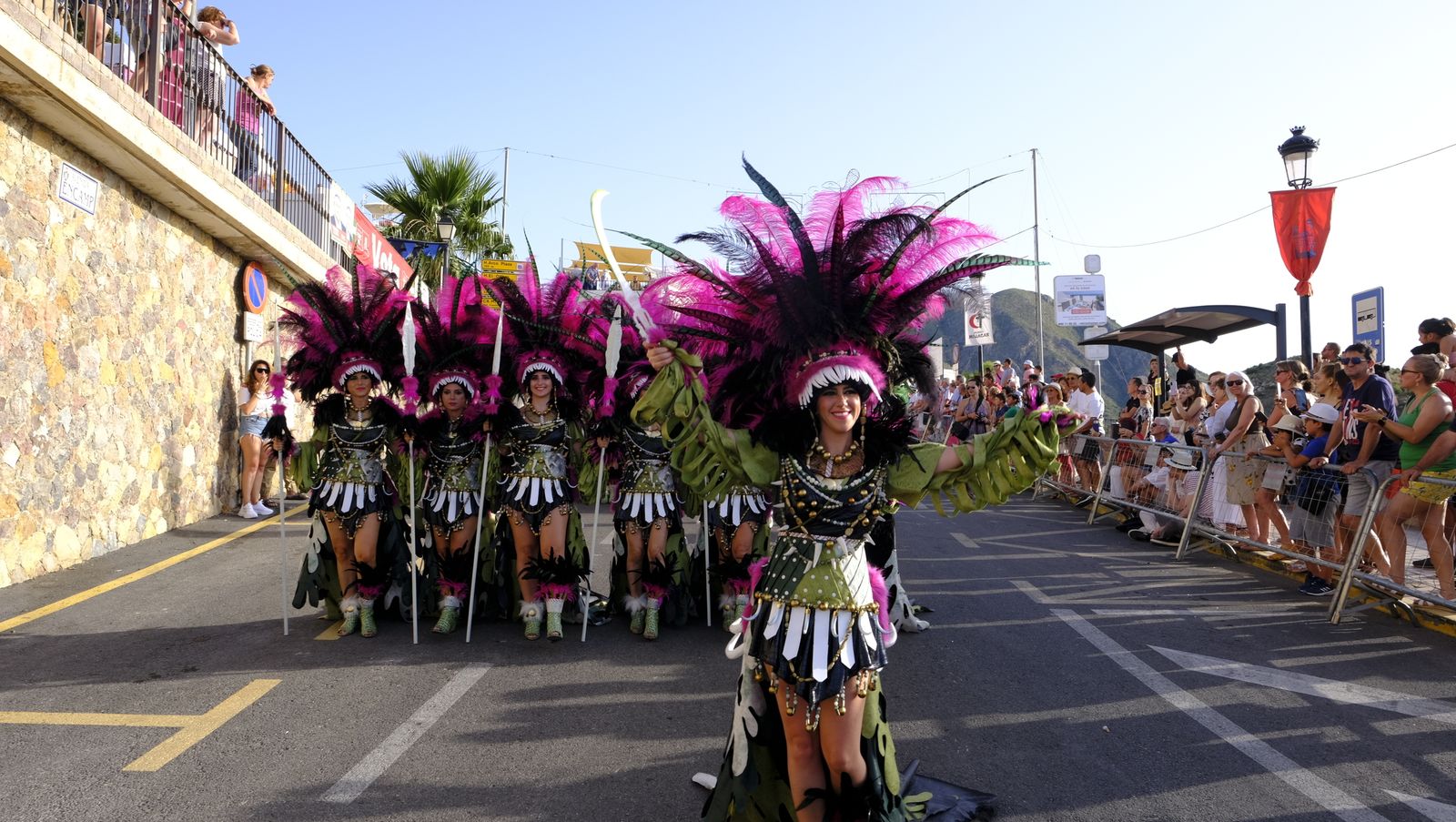 Imágenes del desfile de Moros y Cristianos de Mojácar