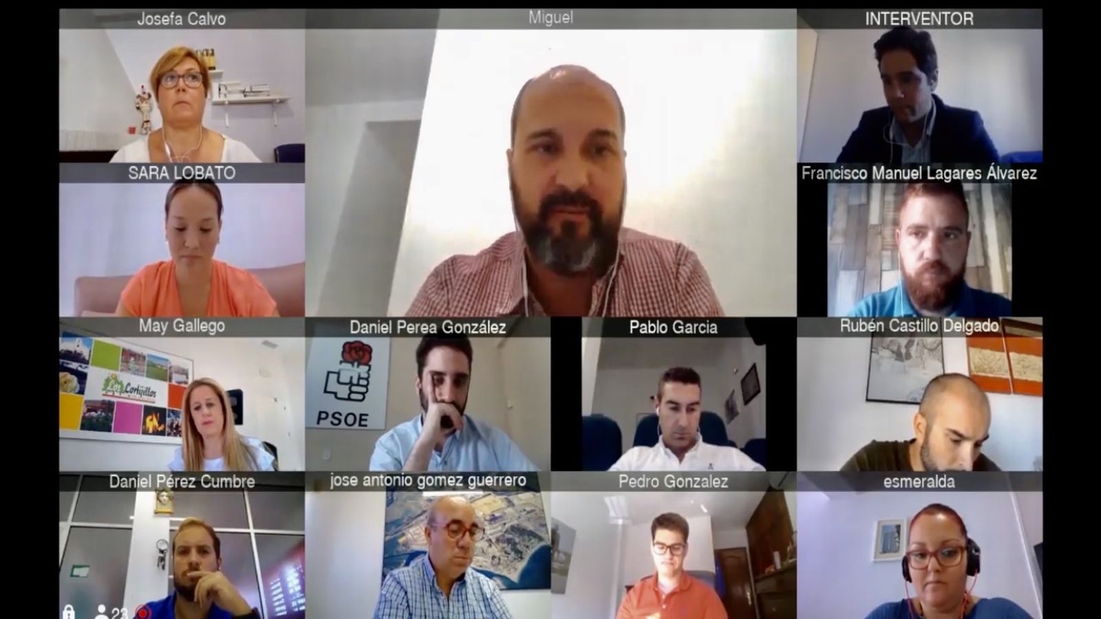 El Pleno telemático de Los Barrios.