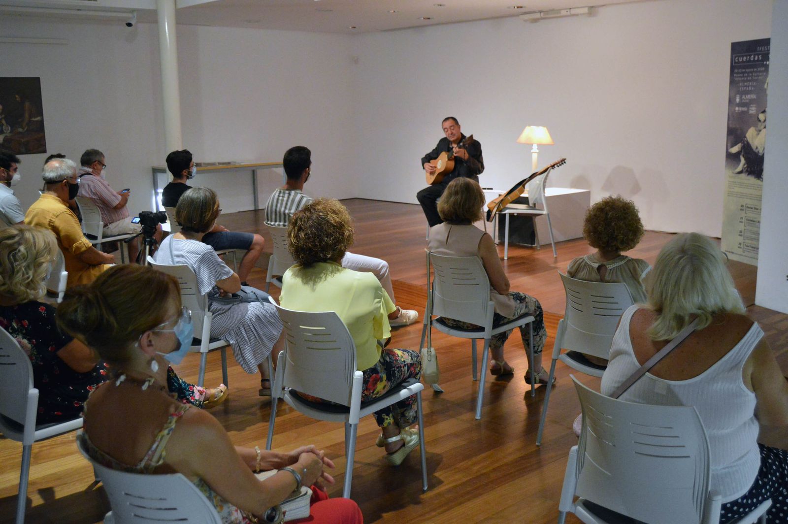 Xavier Díaz Latorre durante su participación en el Festival.