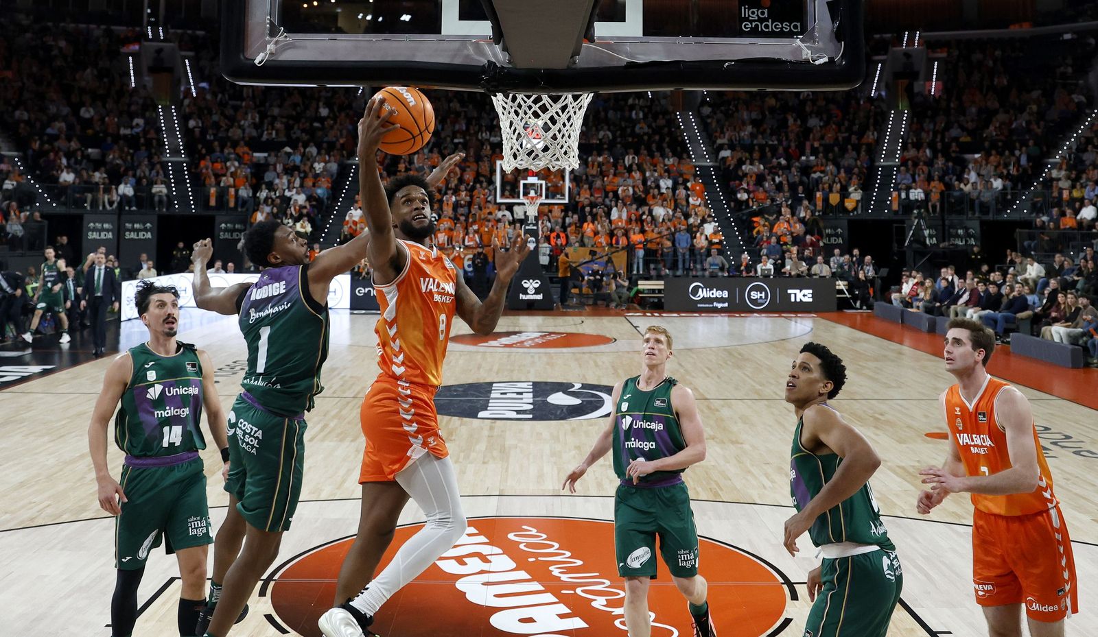 El Valencia Basket-Unicaja, en fotos