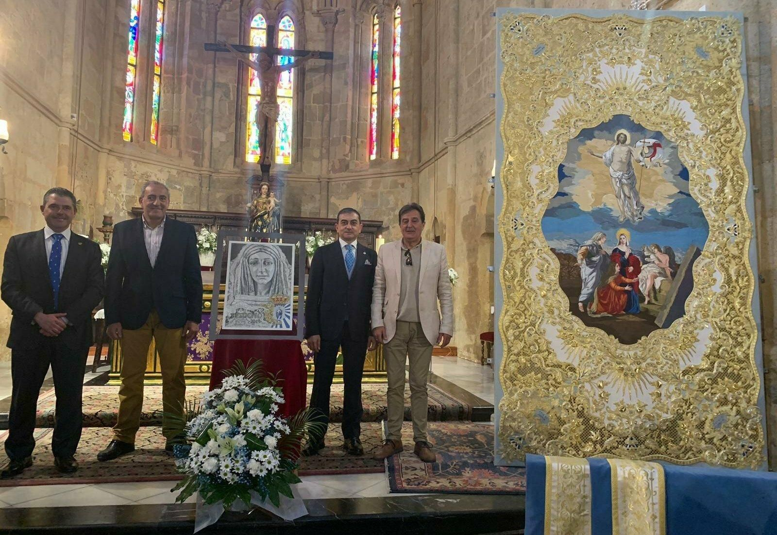 Nuevo techo de palio de la Virgen de la Alegría.