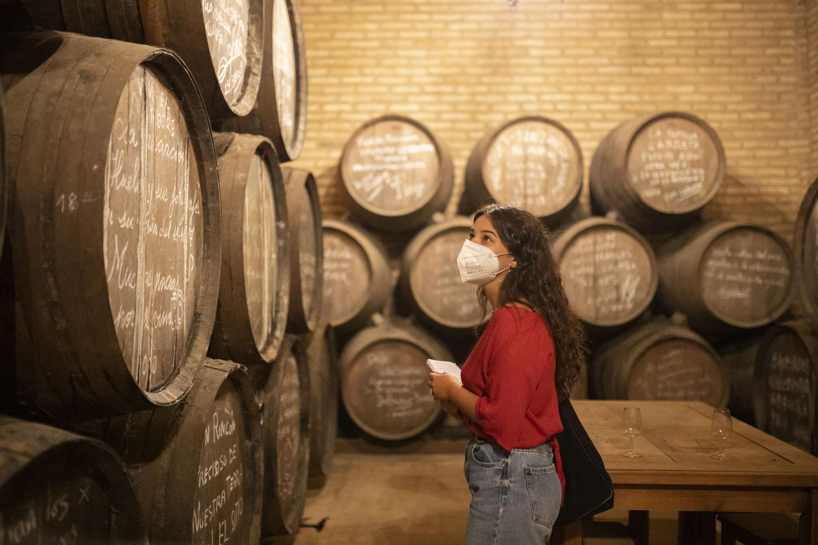Imágenes de la vendimia en el Condado de Huelva
