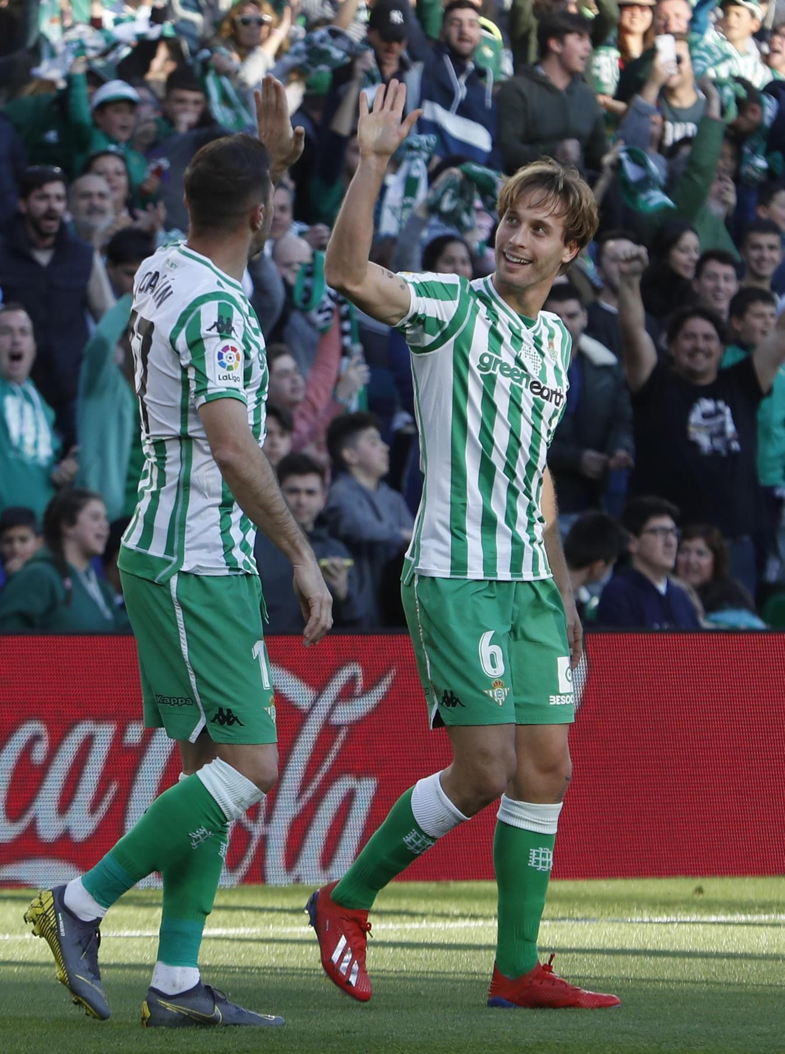 El Betis-Atlético de Madrid, en imágenes