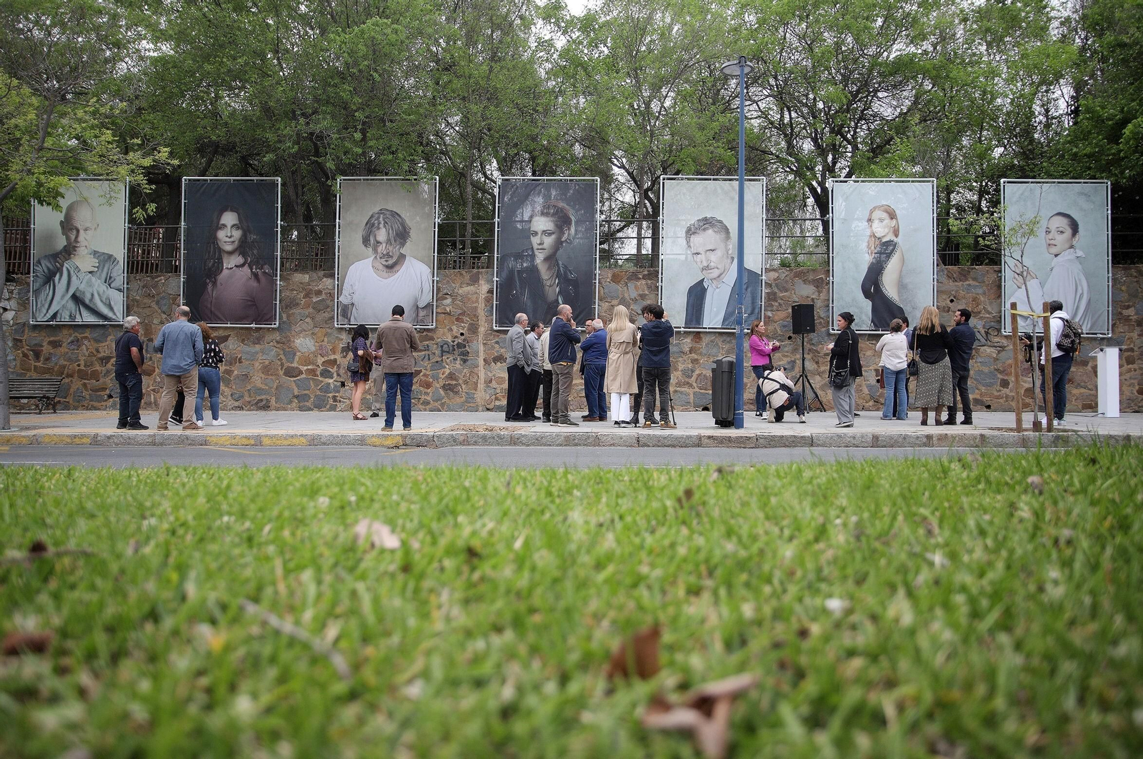 Galería fotográfica al aire libre en Santa Marta.