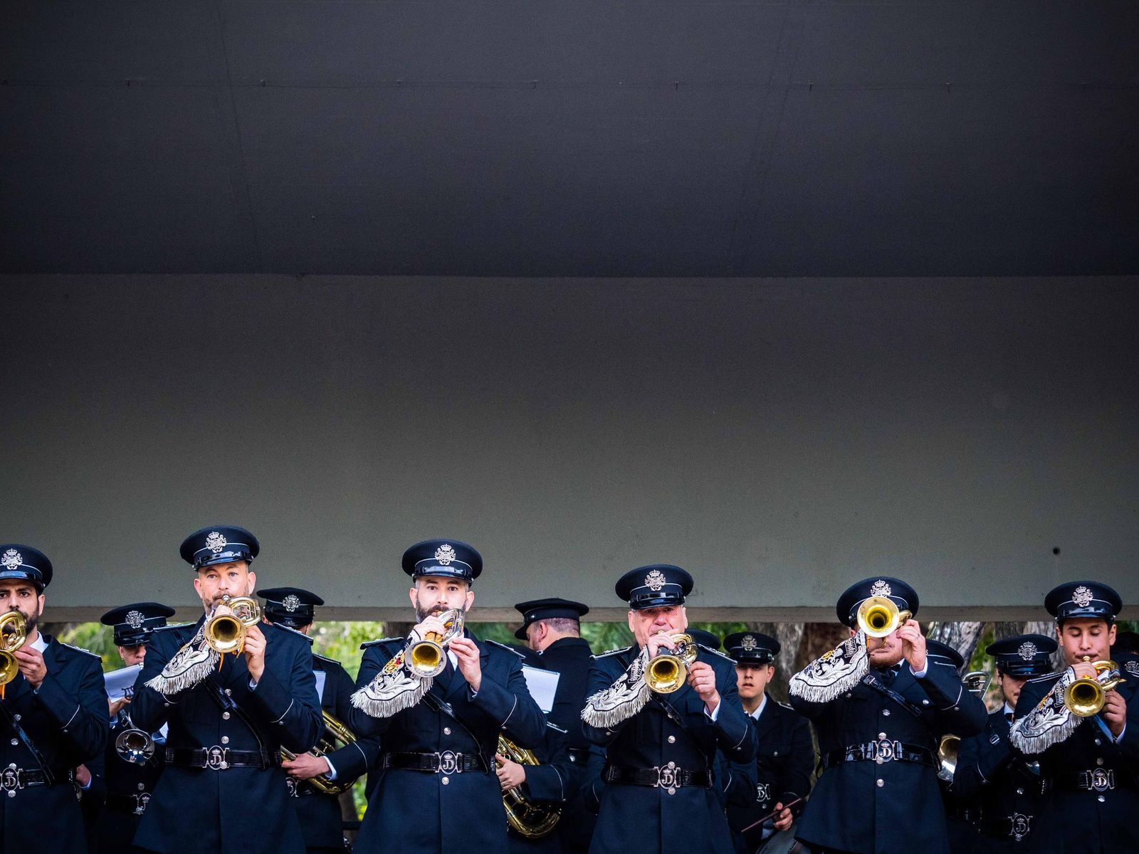 Sones cofrades en el Parque: celebrado el certamen de bandas de Nazareno en San Fernando