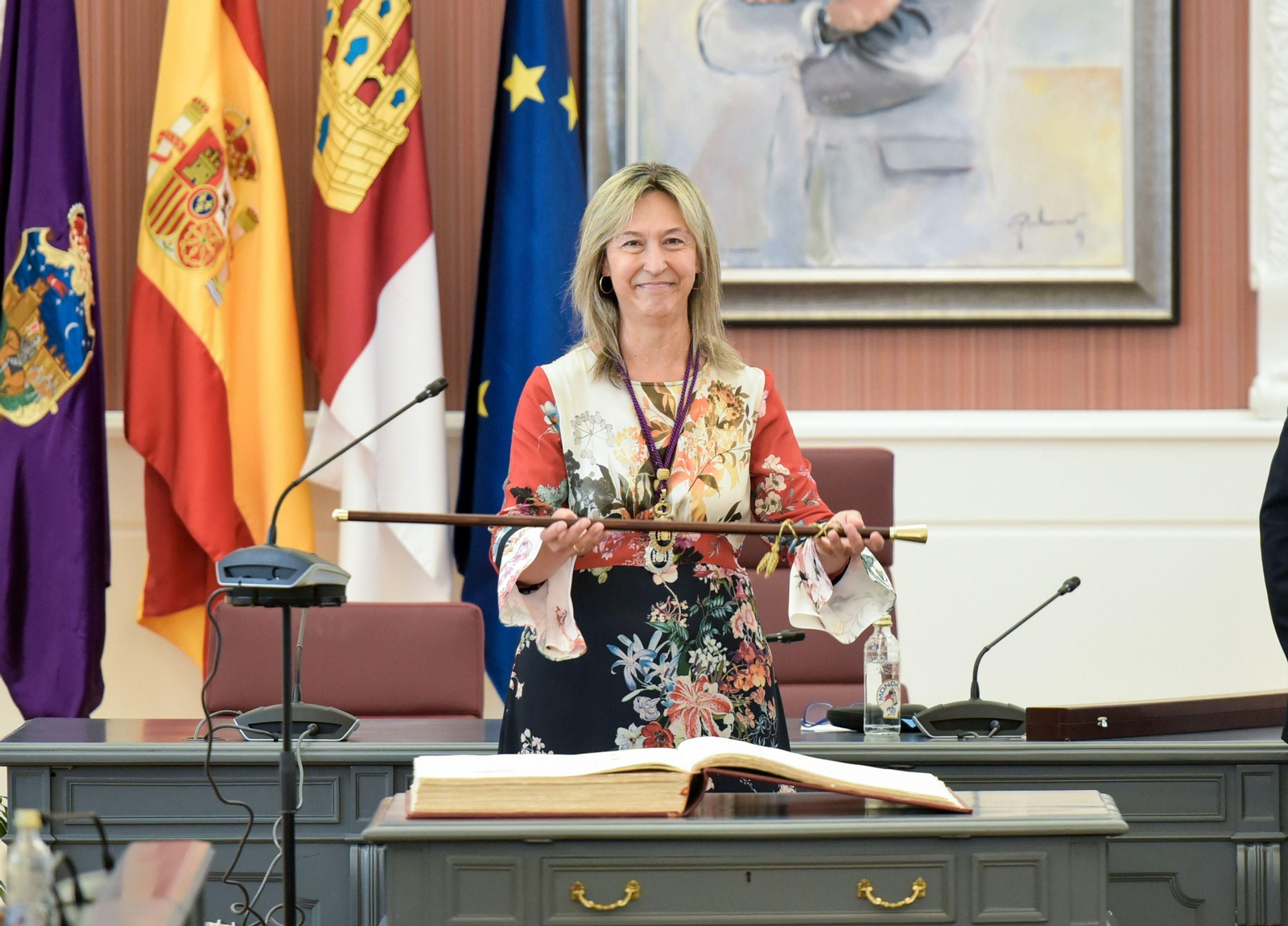 GUADALAJARA:  El acuerdo entre PP y Vox ha hecho nueva alcaldesa a la 'popular' Ana Guarinos.