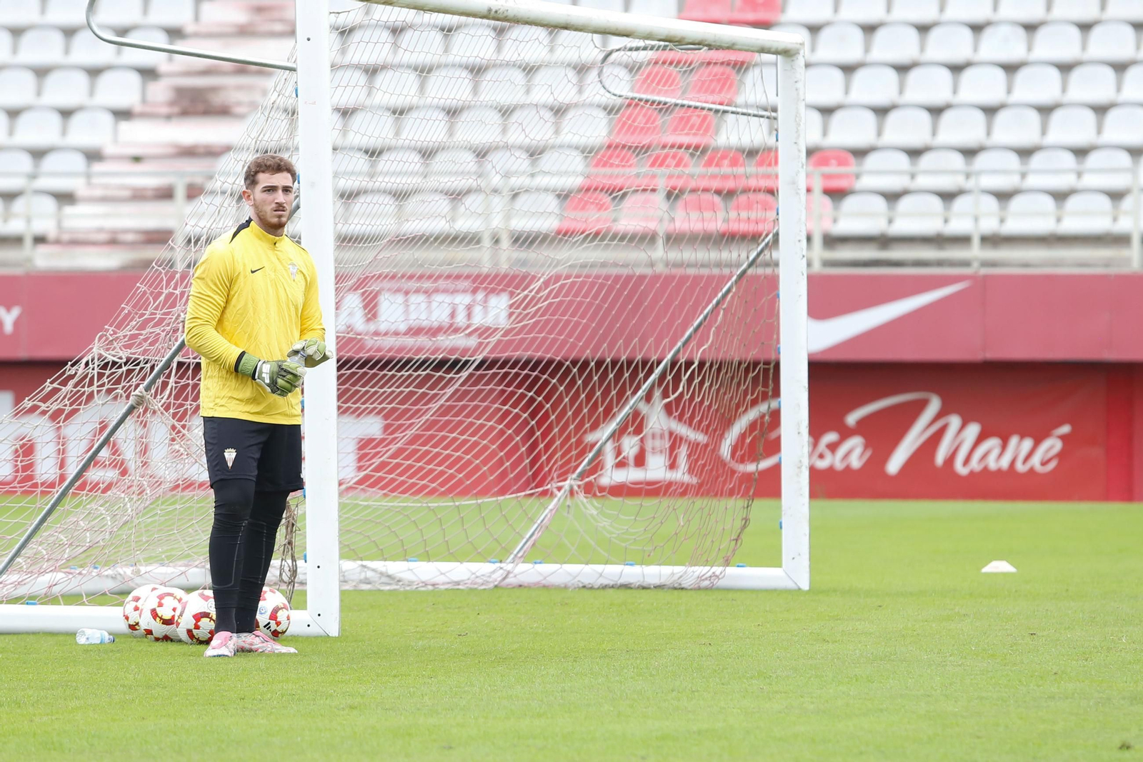 El entrenamiento del Algeciras CF antes de la visita al Recreativo de Huelva