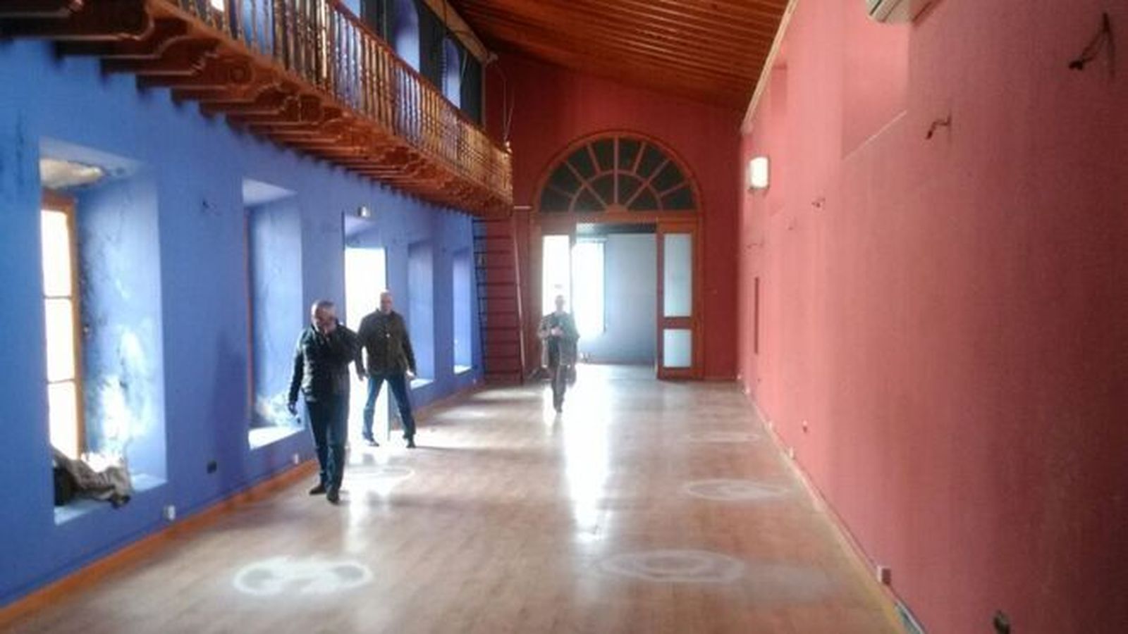 Uno de los locales asignados hace años del edificio del antiguo Imucona.