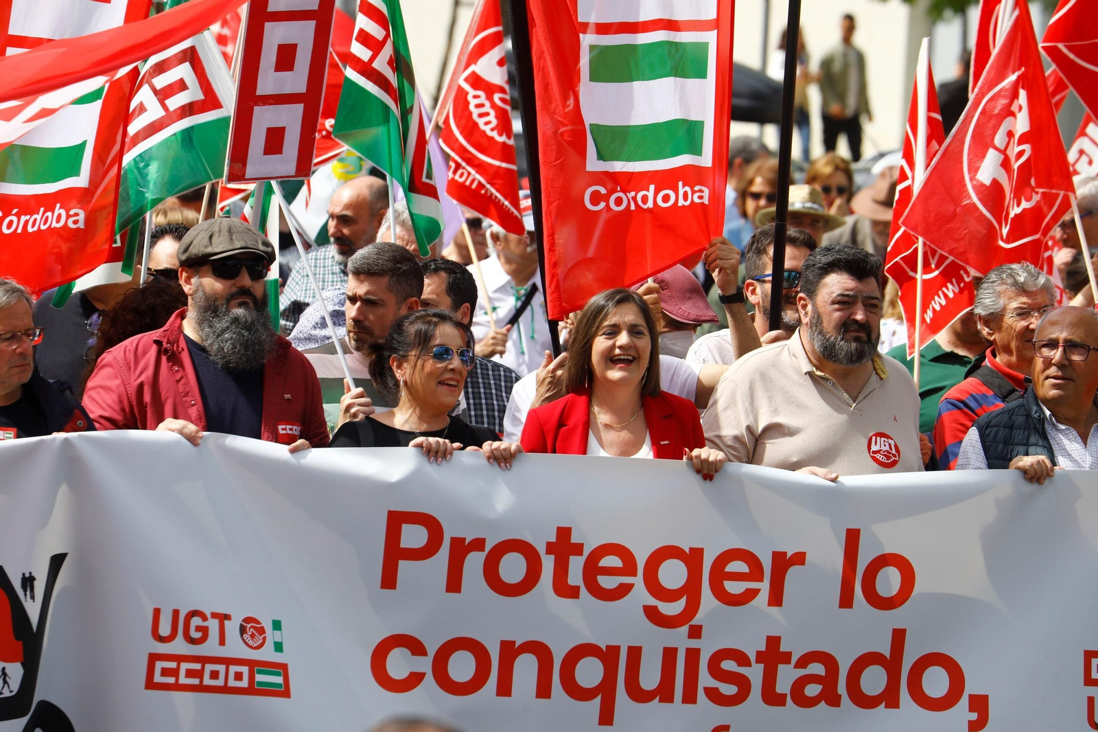 Todas las imágenes de la manifestación del 1 de mayo en Córdoba Todas las imágenes de la manifestación del 1 de mayo en Córdoba