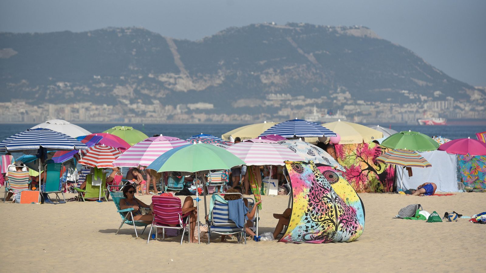 Bañistas en El Rinconcillo