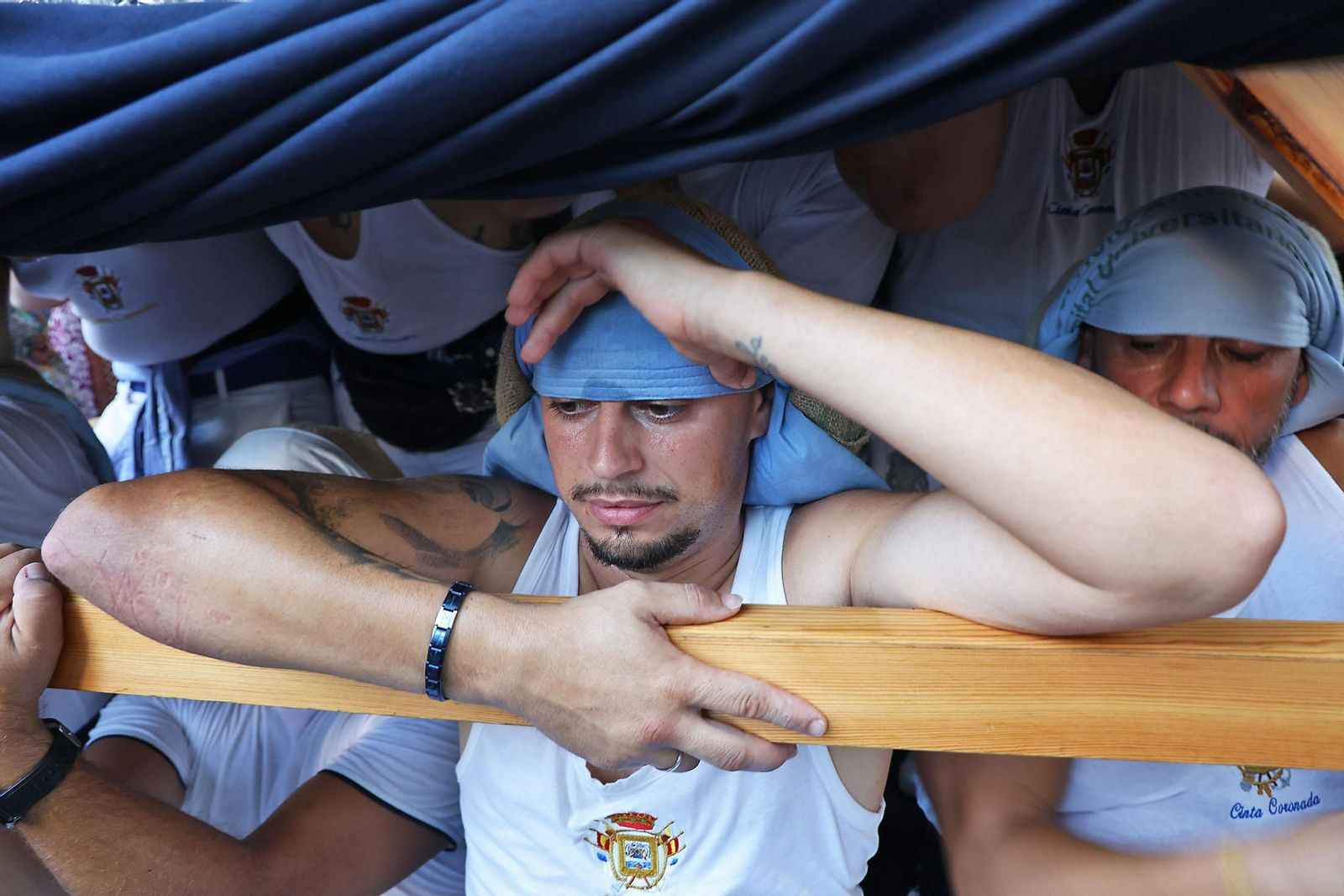 Imágenes de la bajada de la Virgen de la Cinta