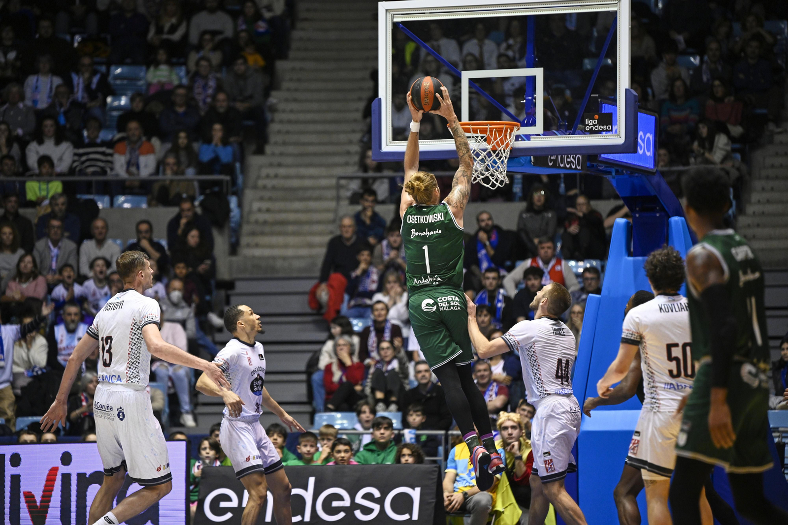 El Obradoiro-Unicaja, en fotos