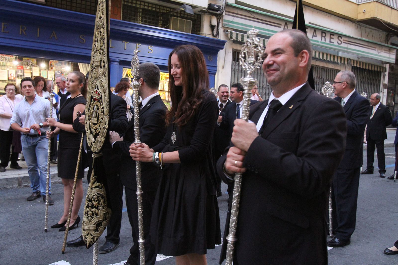 Procesión solemne de la Virgen de la Cinta.