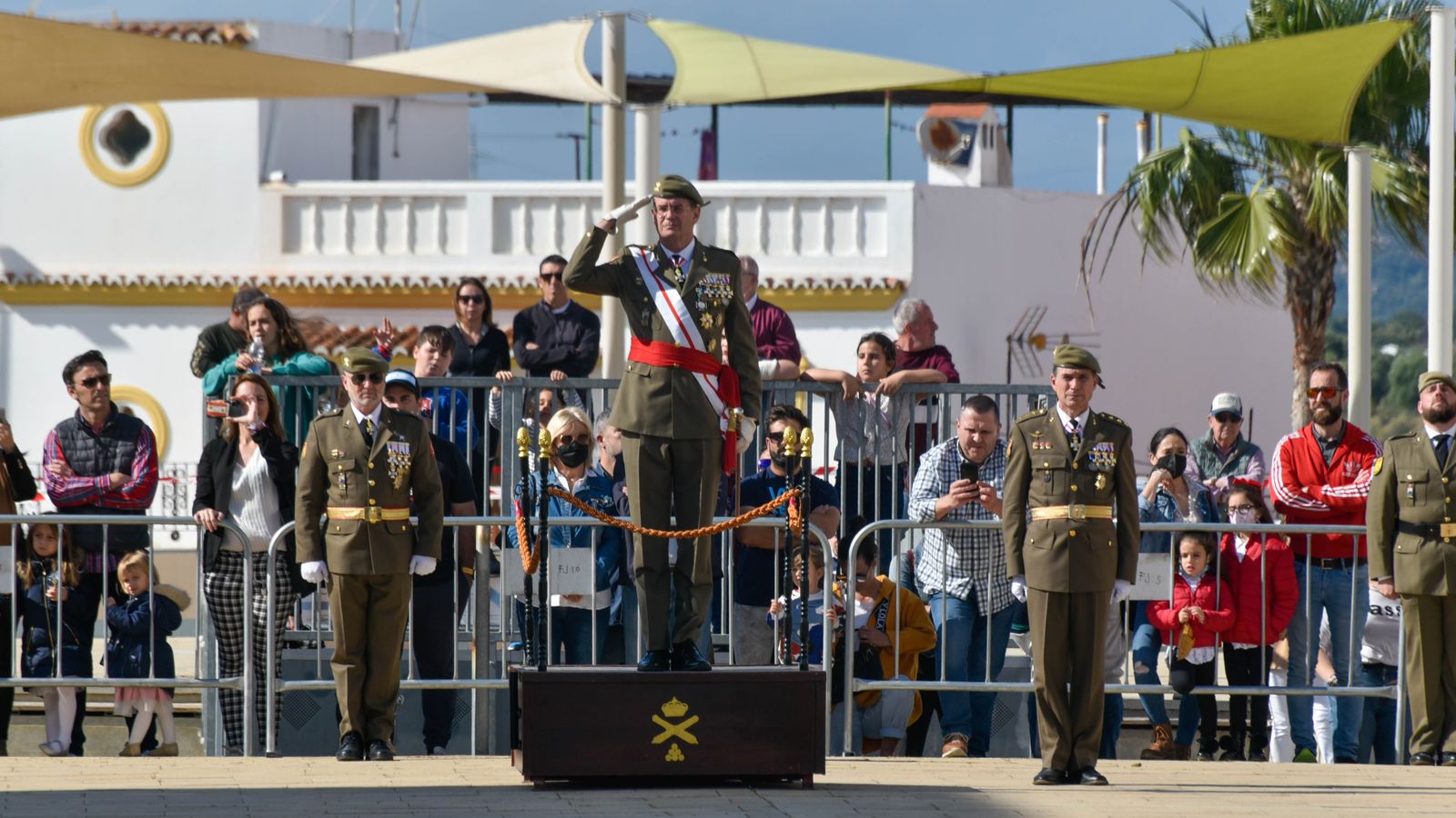 Homenaje del Regimiento de Artillería Antiaérea nº 74 a Daoiz y Velarde