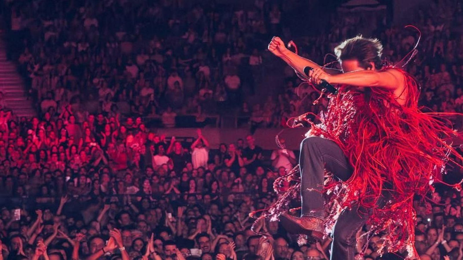 Manuel Carrasco en el último concierto de su gira 'Tour Salvaje'.