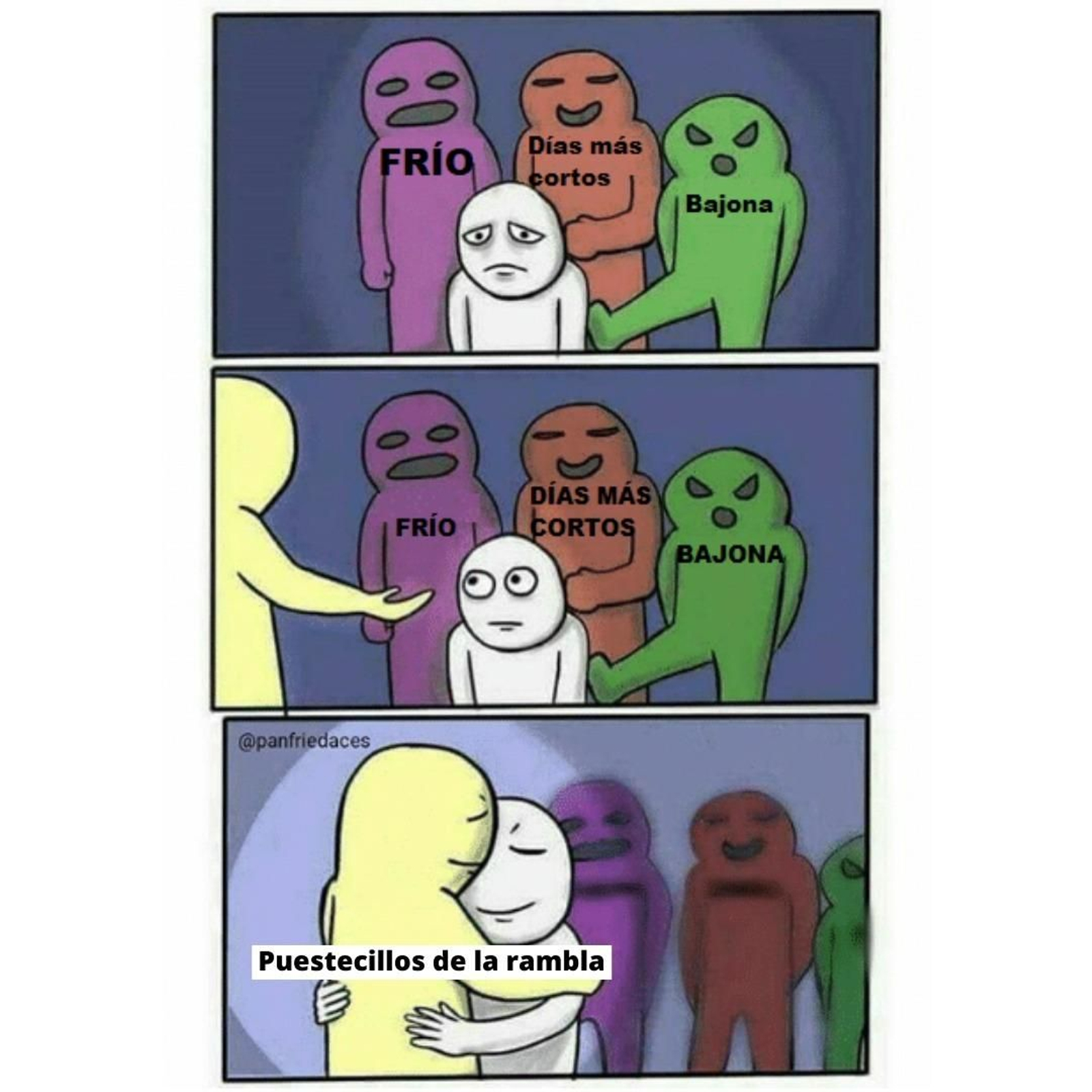 Lo que hay que pasar para llegar a los puestecillos...