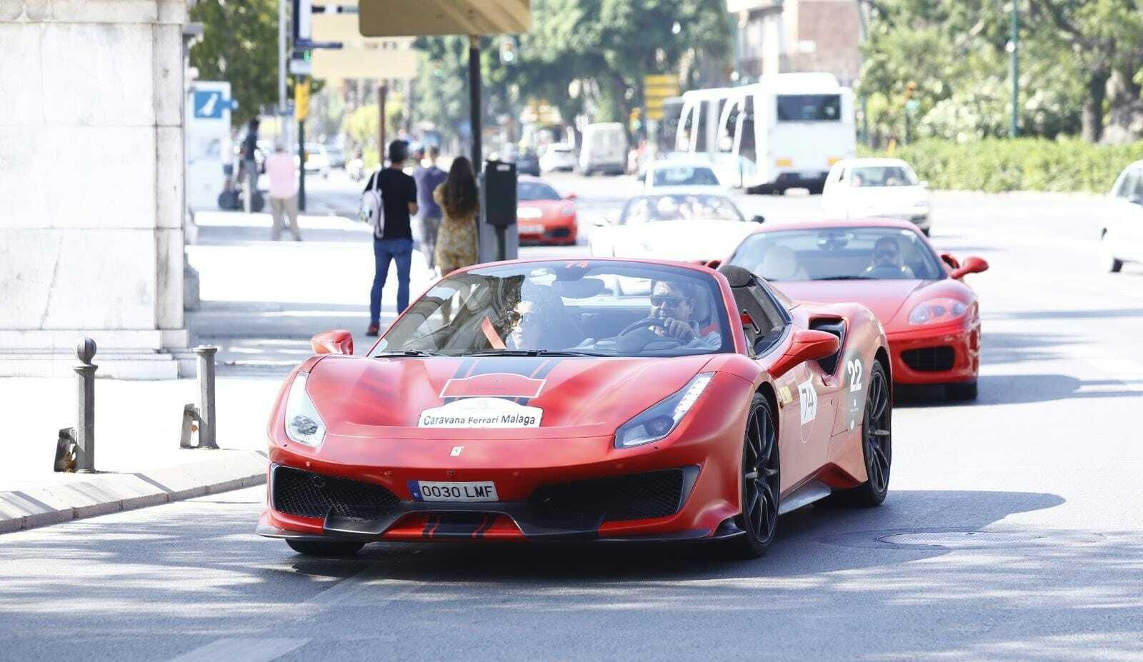 La Caravana Ferrari en Málaga, en fotos