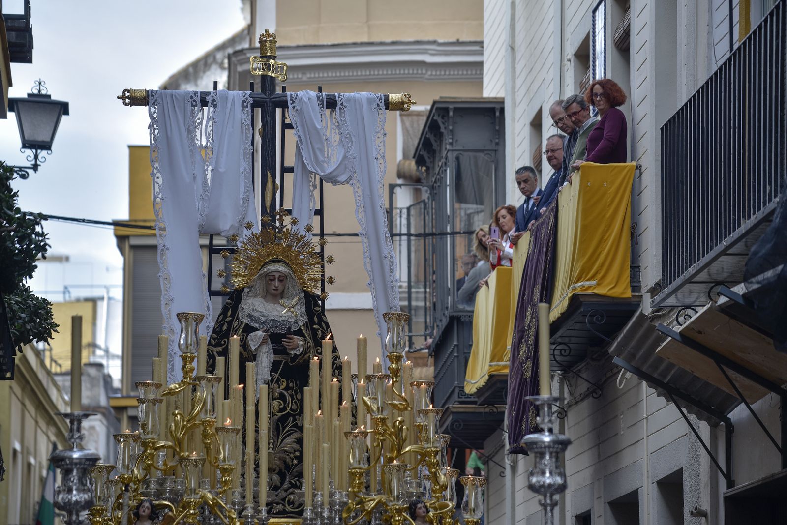 Las imágenes de la Hermandad de la Soledad de San Lorenzo