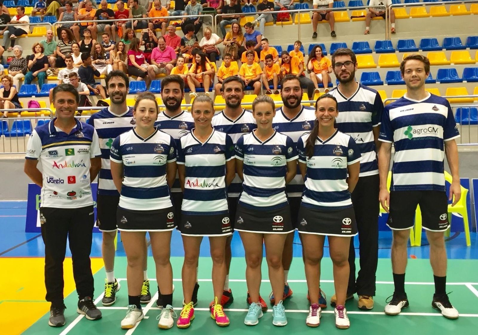 La alineación que el Recreativo IES La Orden presentó ayer ante el CB Benalmádena.