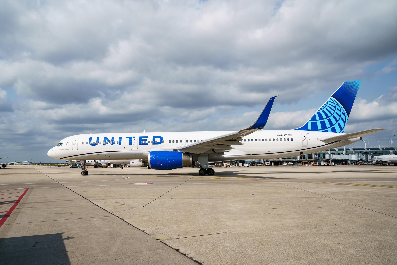 Un avión de United Airlines.