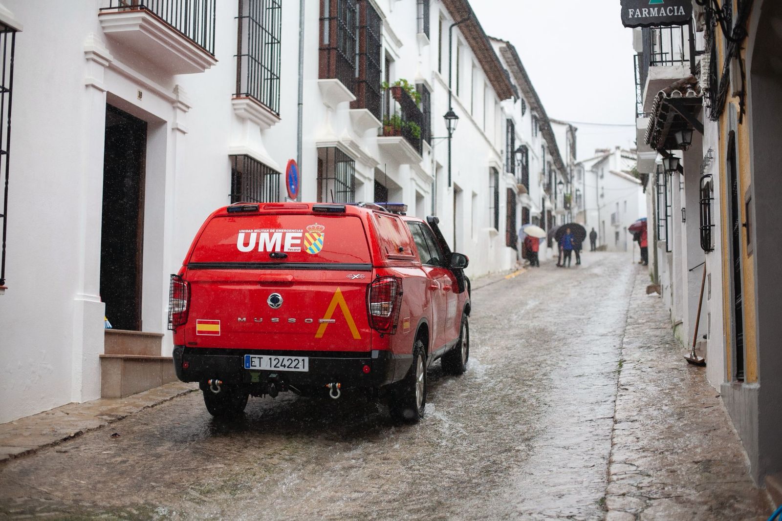 Las imágenes de Grazalema el día del desalojo