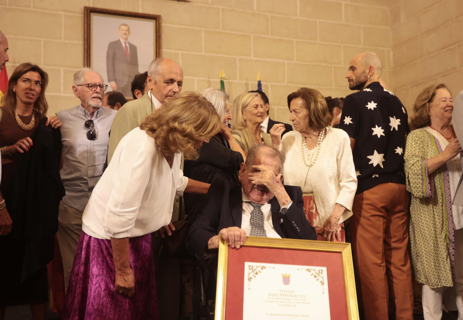 Imágenes de Jerónimo Roldán, nombrado Hijo Predilecto de Jerez