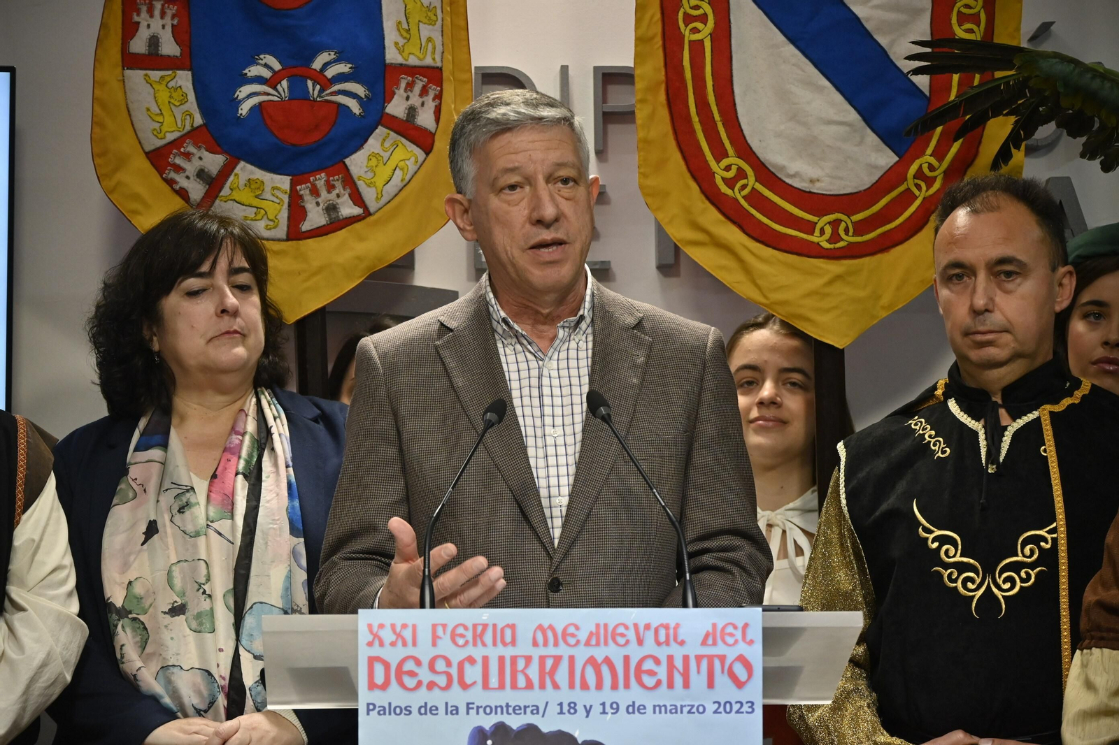 Presentación de la Feria Medieval de Palos en imágenes