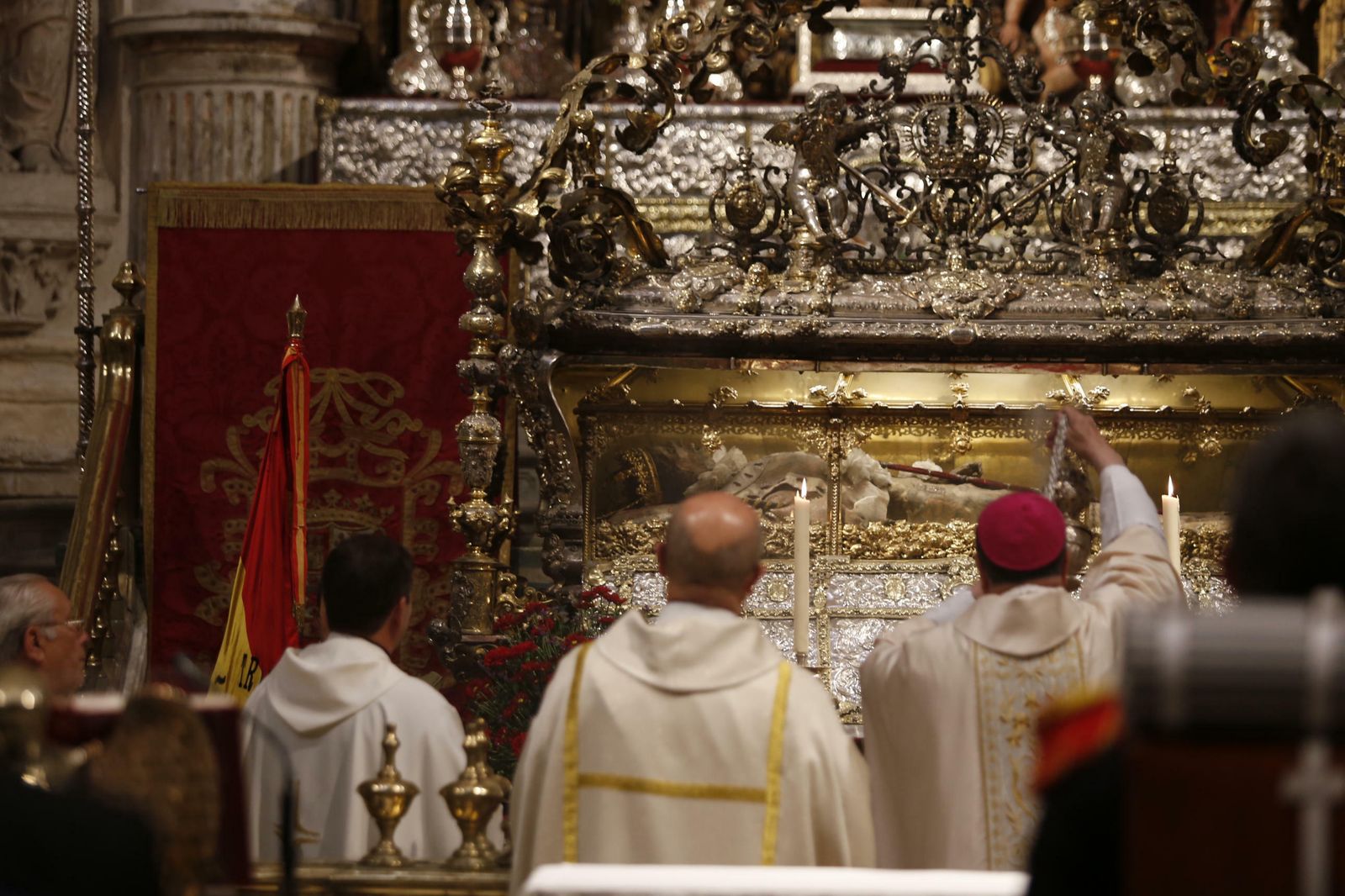 Celebración de la festividad de San Fernando en la Catedral de Sevilla