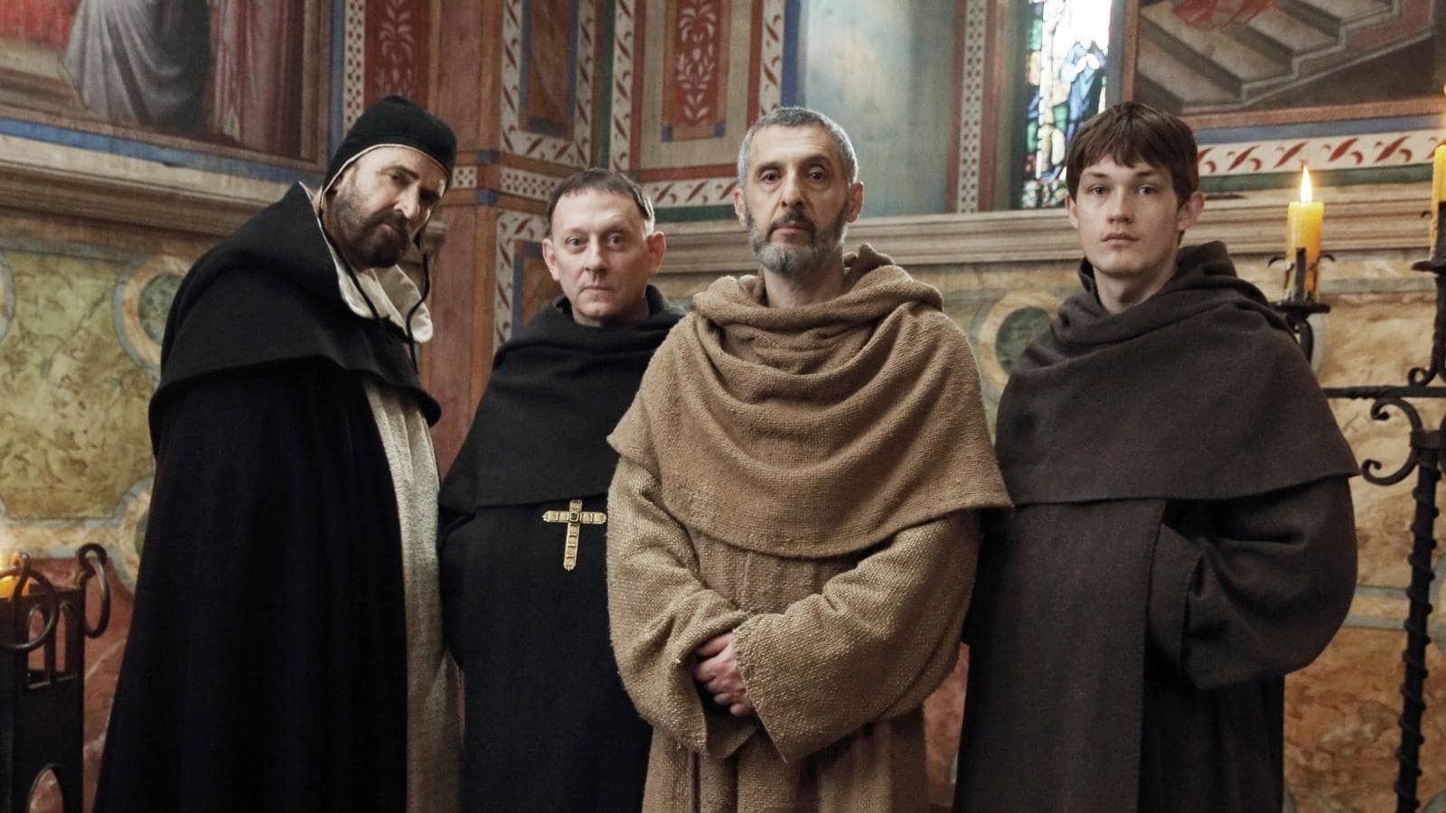 Los cuatro protaognistas de la nueva versión de la novela de Umberto Eco