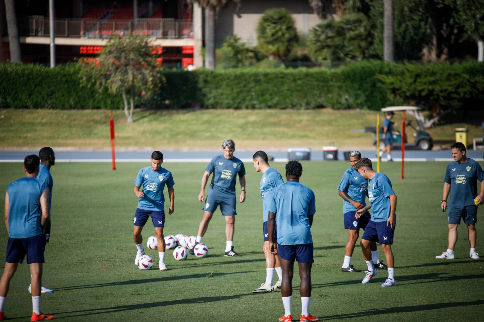 Primer entrenamiento pretemporada del Almería, en imágenes