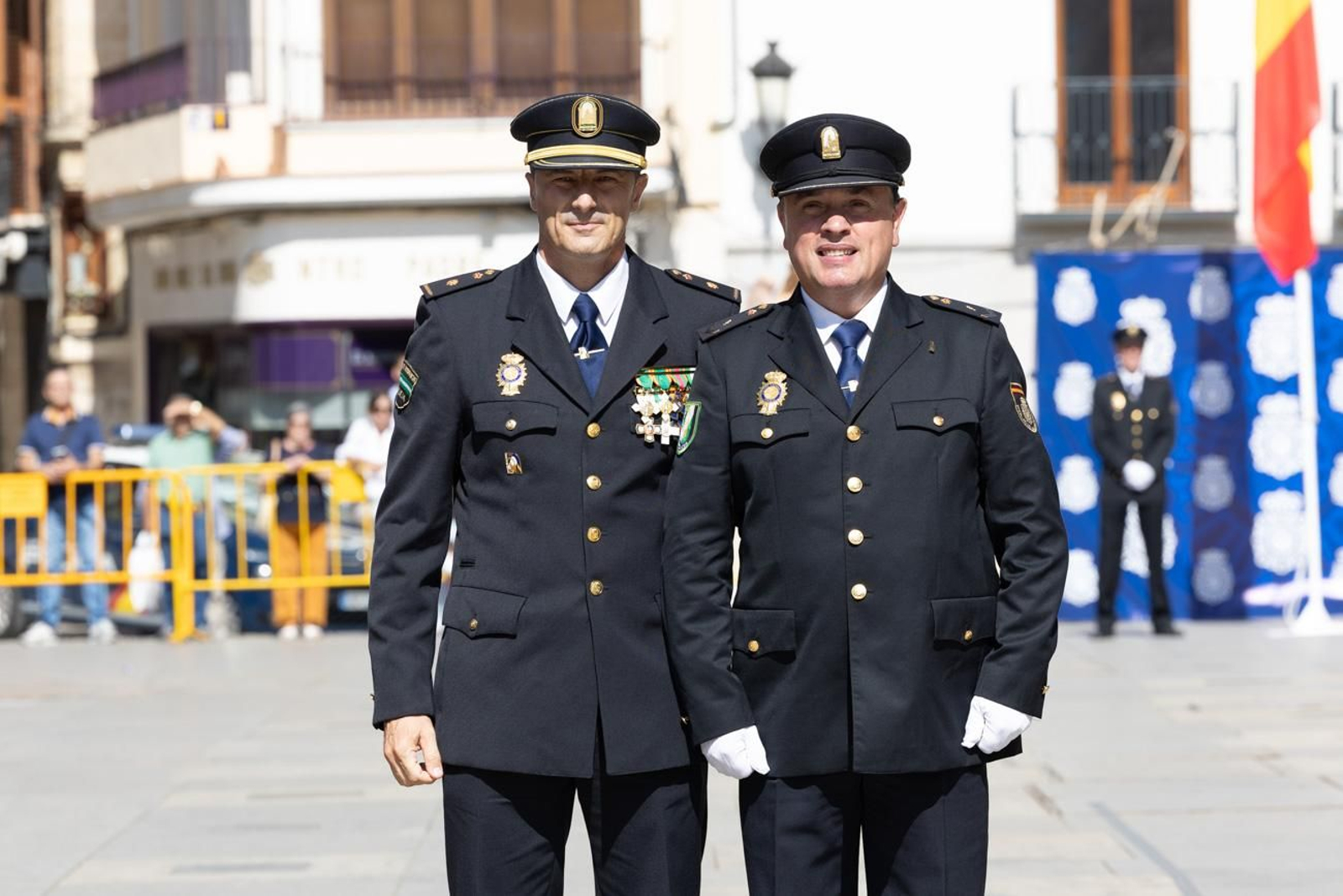 Acto por el día de la Policía Nacional, con motivo de la festividad los Santos Ángeles Custodios
