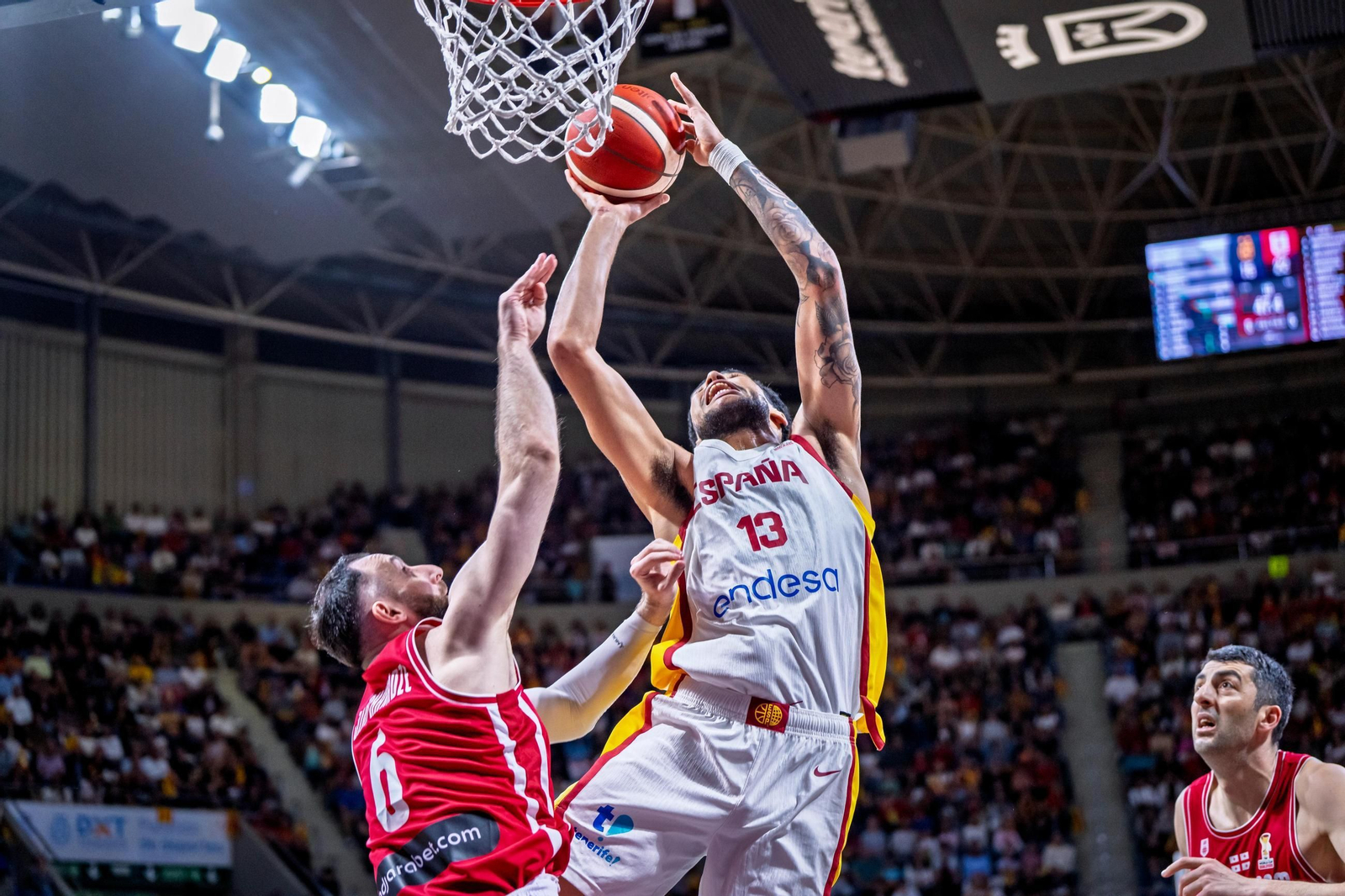 Las fotos del España-Georgia de baloncesto