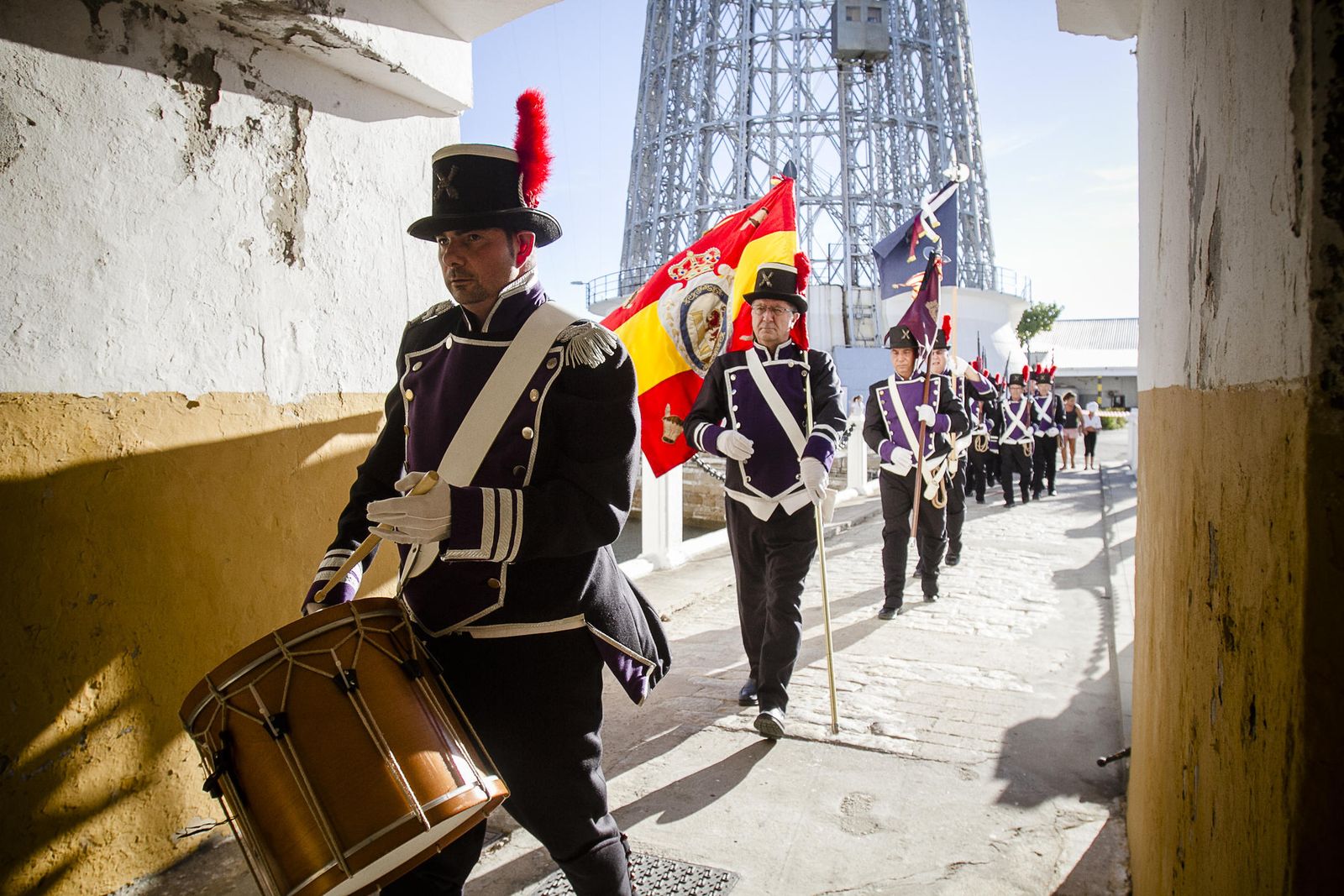 Imagen de archivo de una de las escenas tradicionales de al Fiesta de los Cañonazos de Puntales