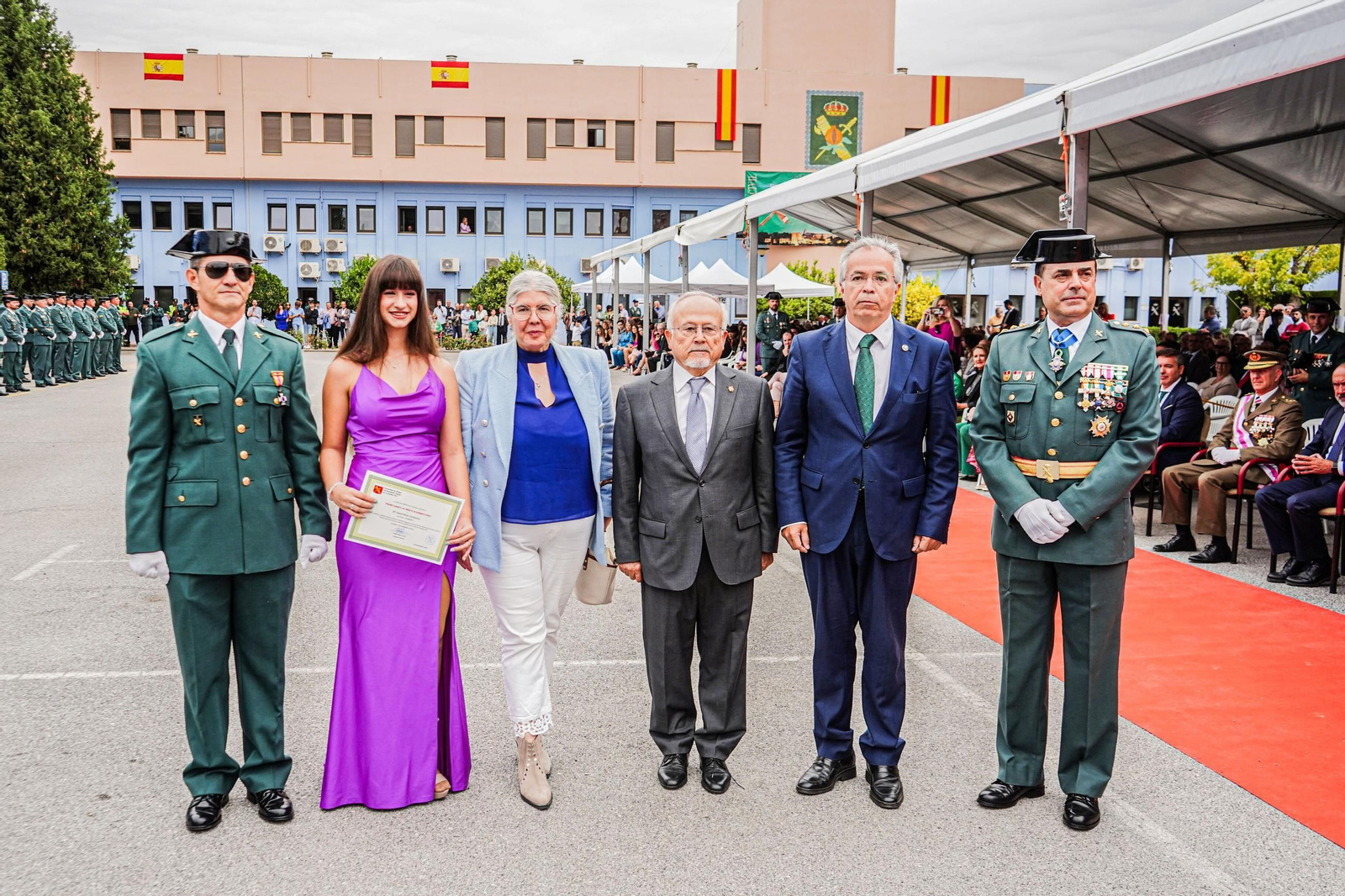 Así fueron los actos en honor a la patrona de la Guardia Civil en Granada