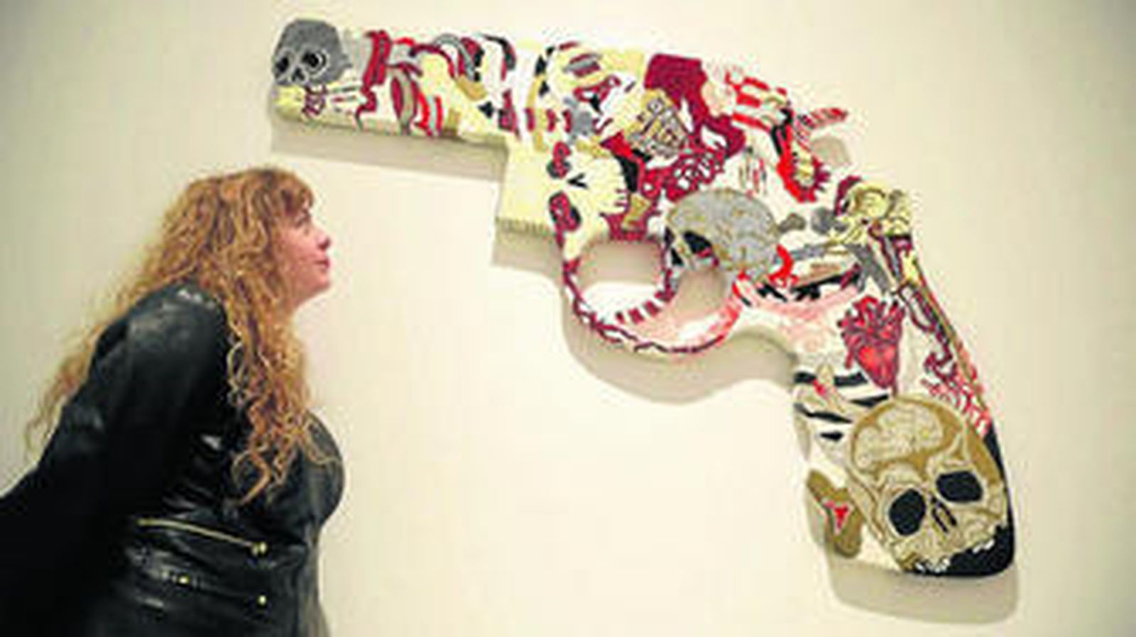 Una de las obras que Marina Vargas muestra en el CAC.