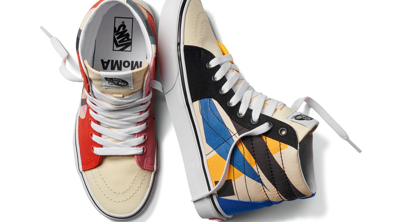 Zapatillas Vans inspiradas en un cuadro de Popova.