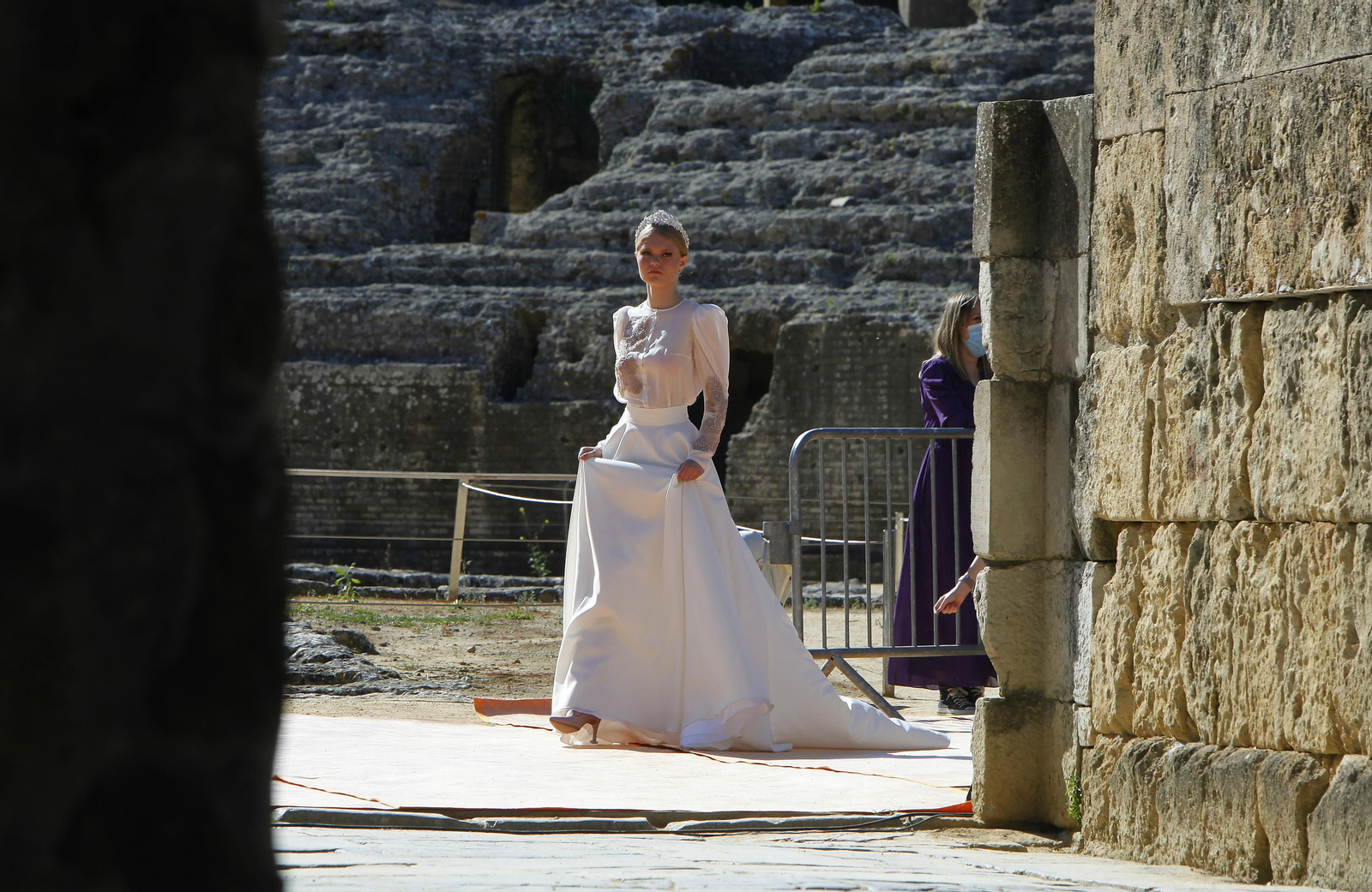 Pase de modelos en Itálica